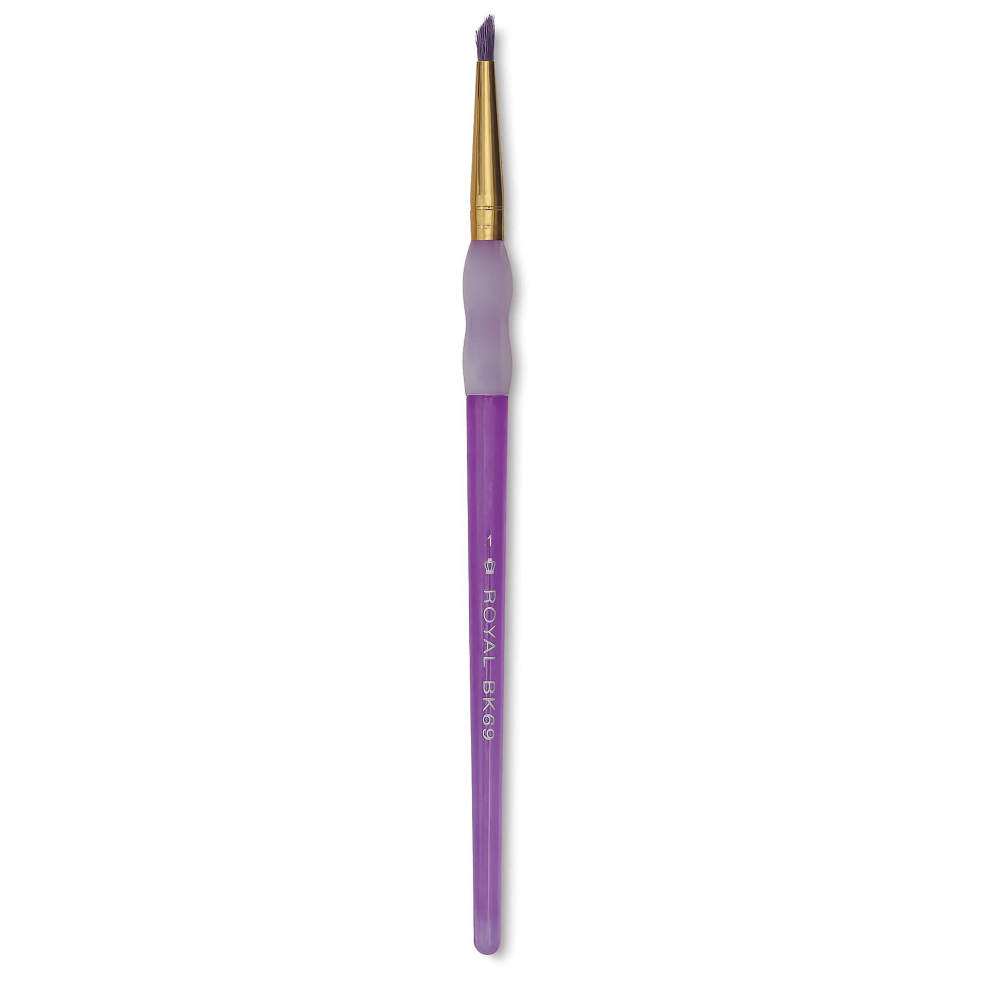 Royal & Langnickel Big Kids' Choice Lil' Grippers Brush - Series BK69 Pouncer, Size 1, Short Handle