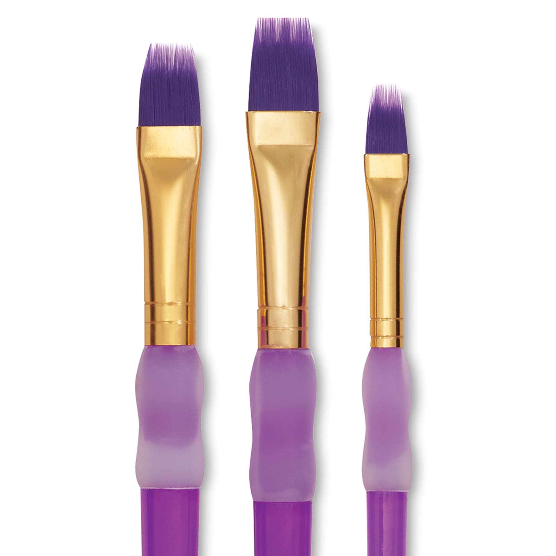 Royal & Langnickel Big Kid's Choice Lil' Grippers Synthetic Brushes - Comb, Set of 3