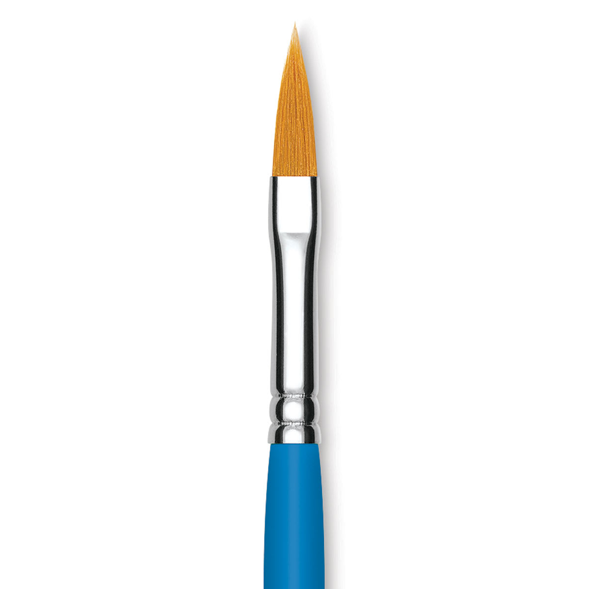Princeton Select Synthetic Brush - Pointed Filbert, Short Handle, Size 4 close up