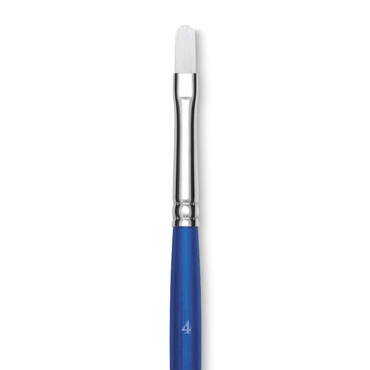 Princeton Summit Series 6850 Filbert Brush - Size 4, Short Handle, Synthetic close up Princeton Summit Series 6850 Filbert Brush - Size 4, Short Handle, Synthetic close up