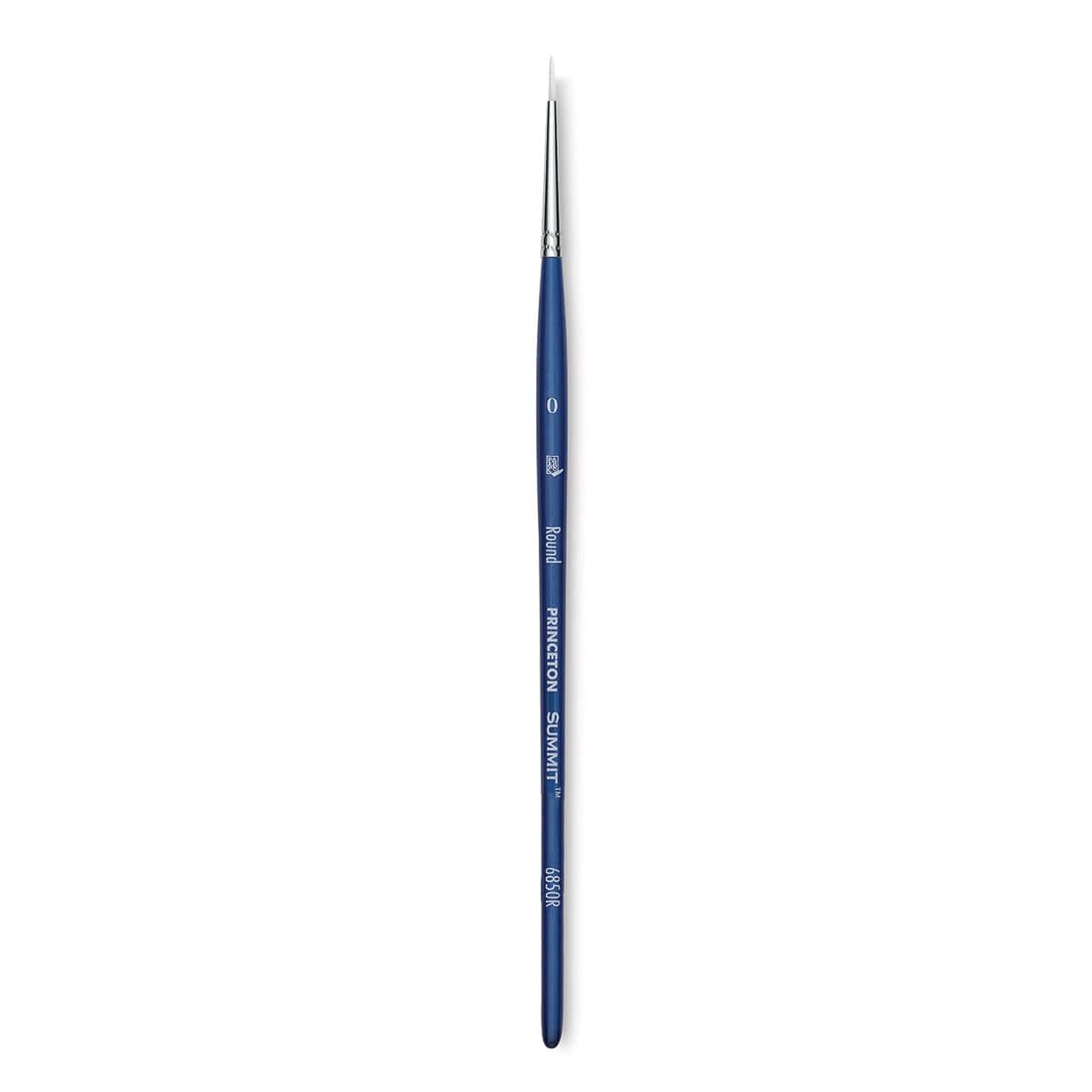Princeton Summit Series 6850 Round Brush - Size 0, Short Handle, Synthetic