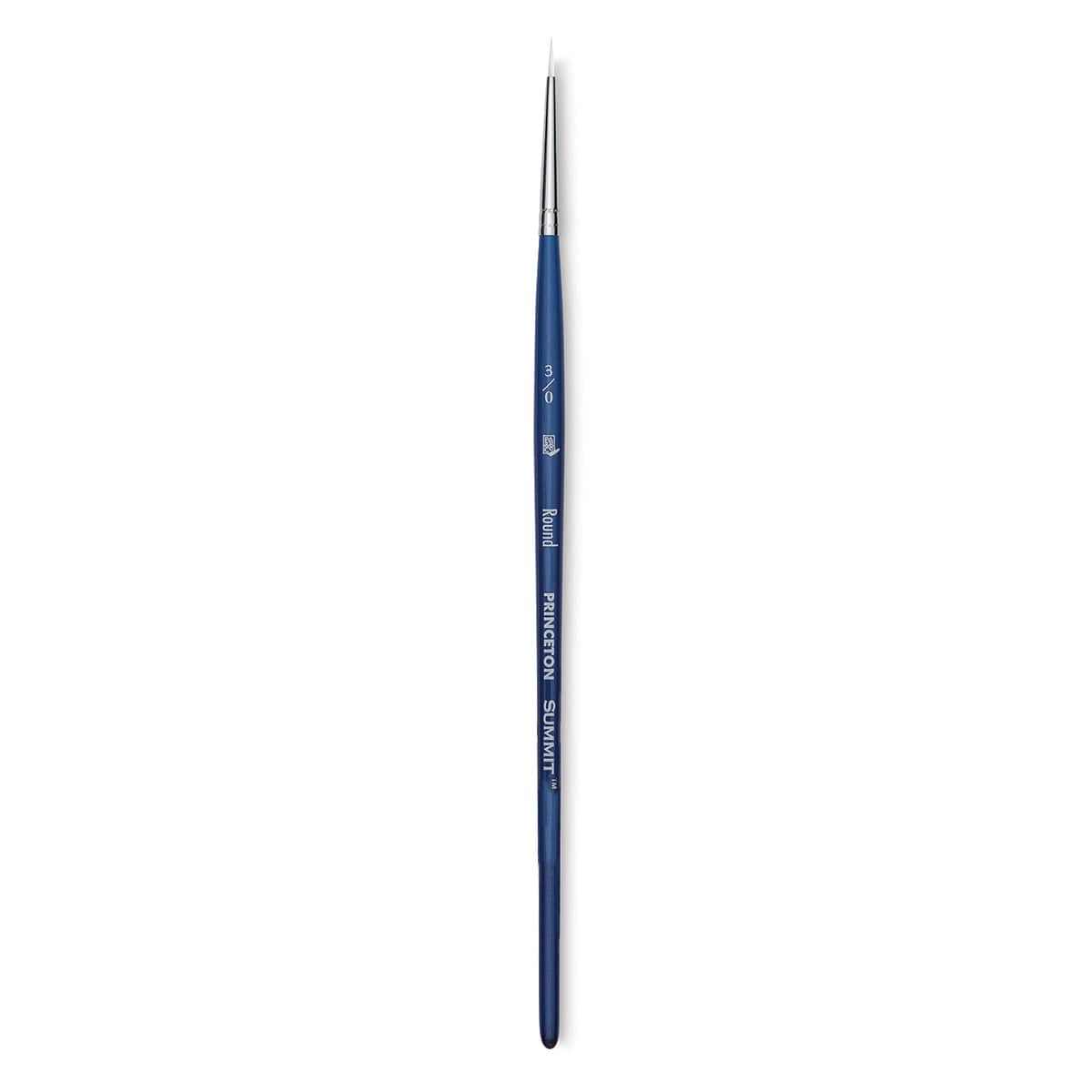 Princeton Summit Series 6850 Round Brush, Size 3/0, Short Handle, Synthetic