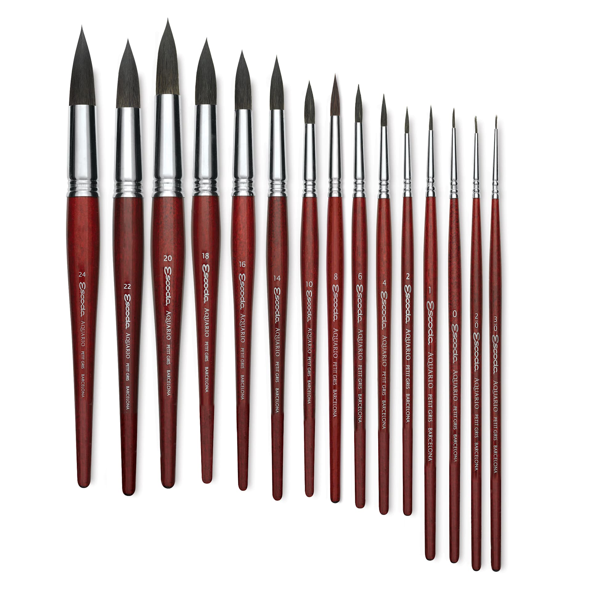 Escoda Aquario Squirrel Hair Round Brushes