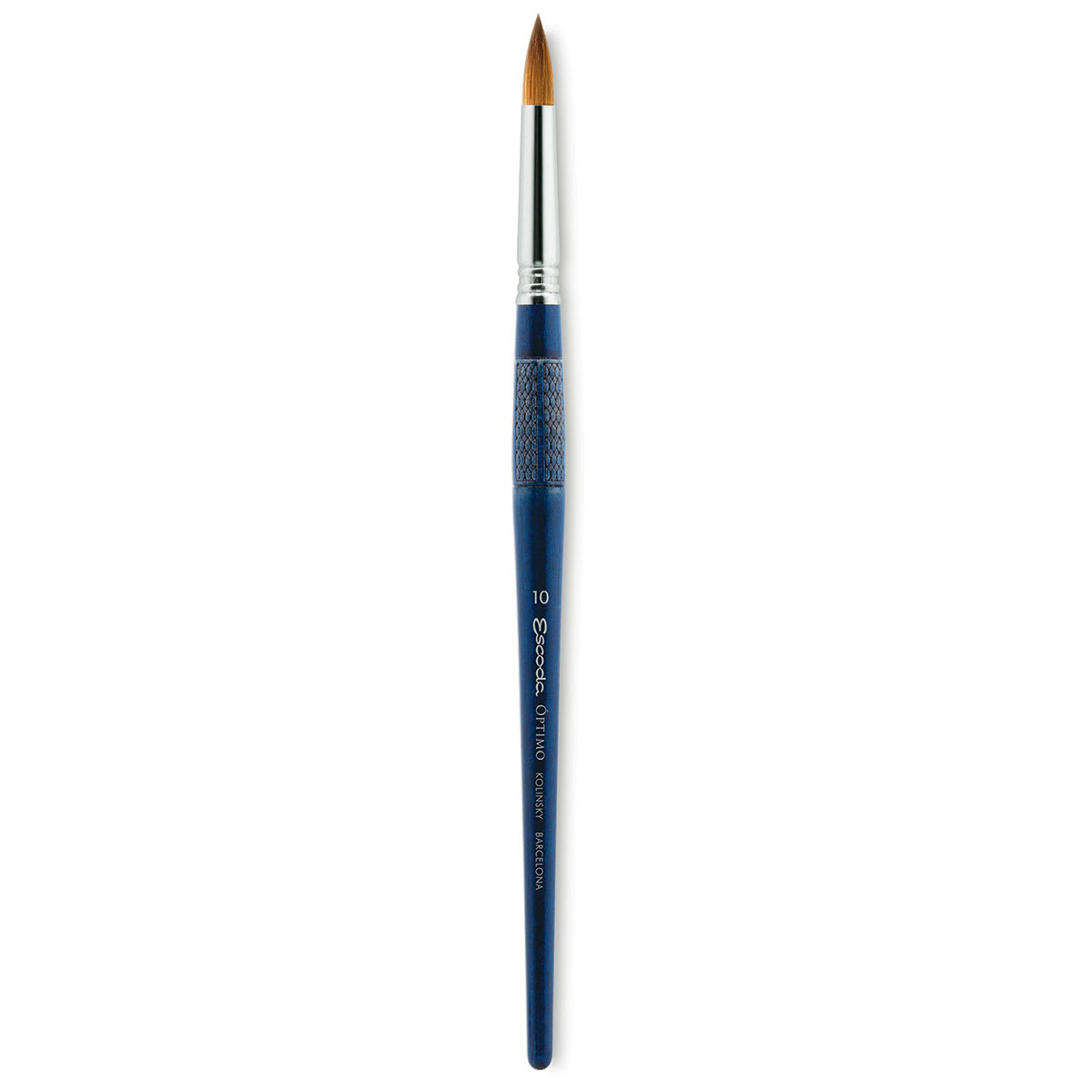 Escoda Optimo Kolinsky Sable Brush - Detailer Round, Short Handle, Size 10