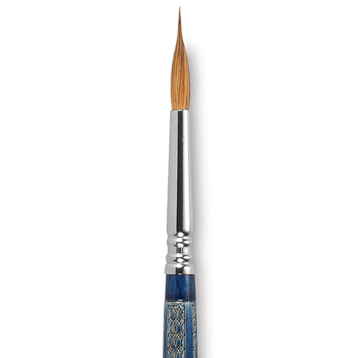 Escoda Optimo Kolinsky Sable Brush - Reservoir Liner, Short Handle, Size 6 close up