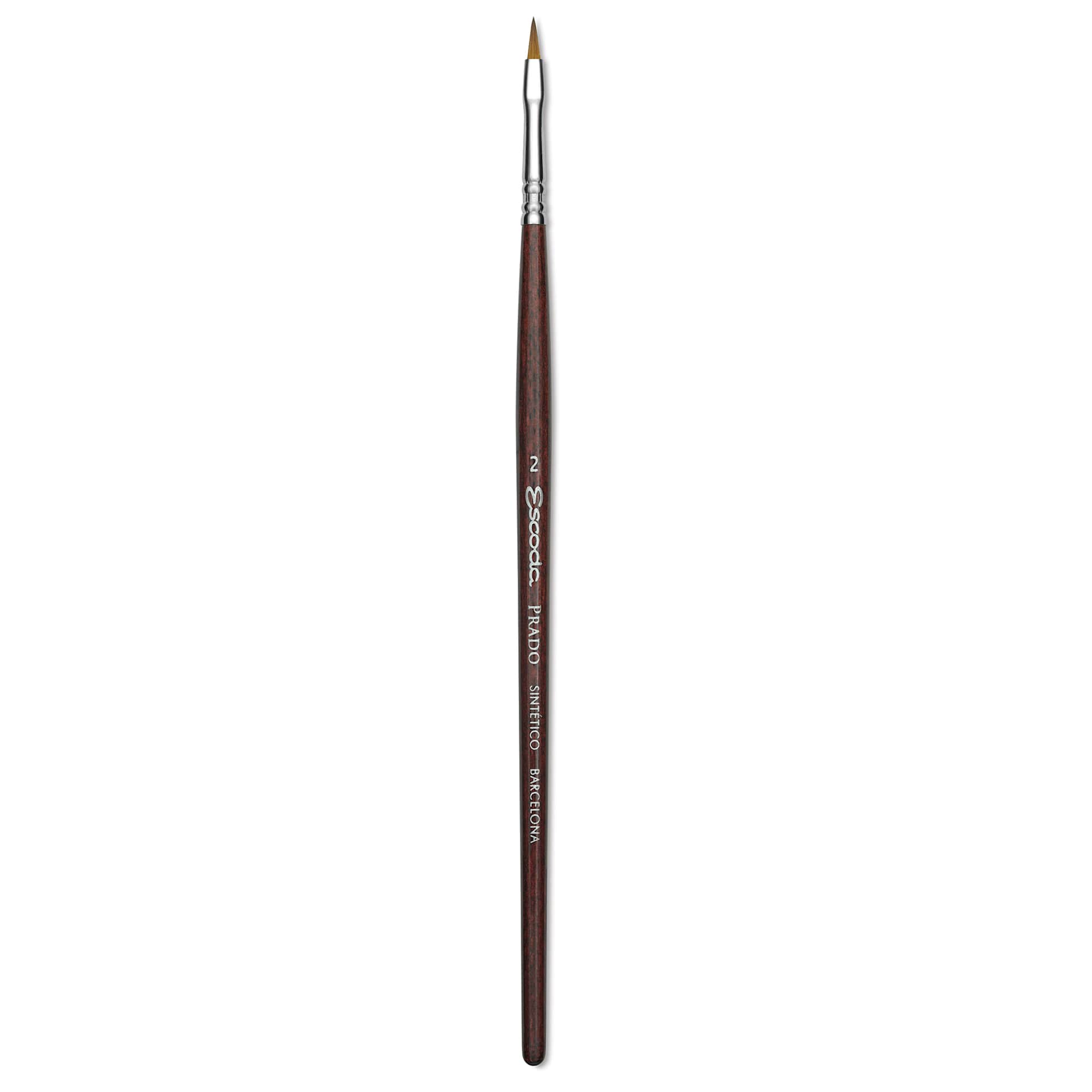Escoda Prado Tame Synthetic Brush - Filbert, Short Handle, Size 2