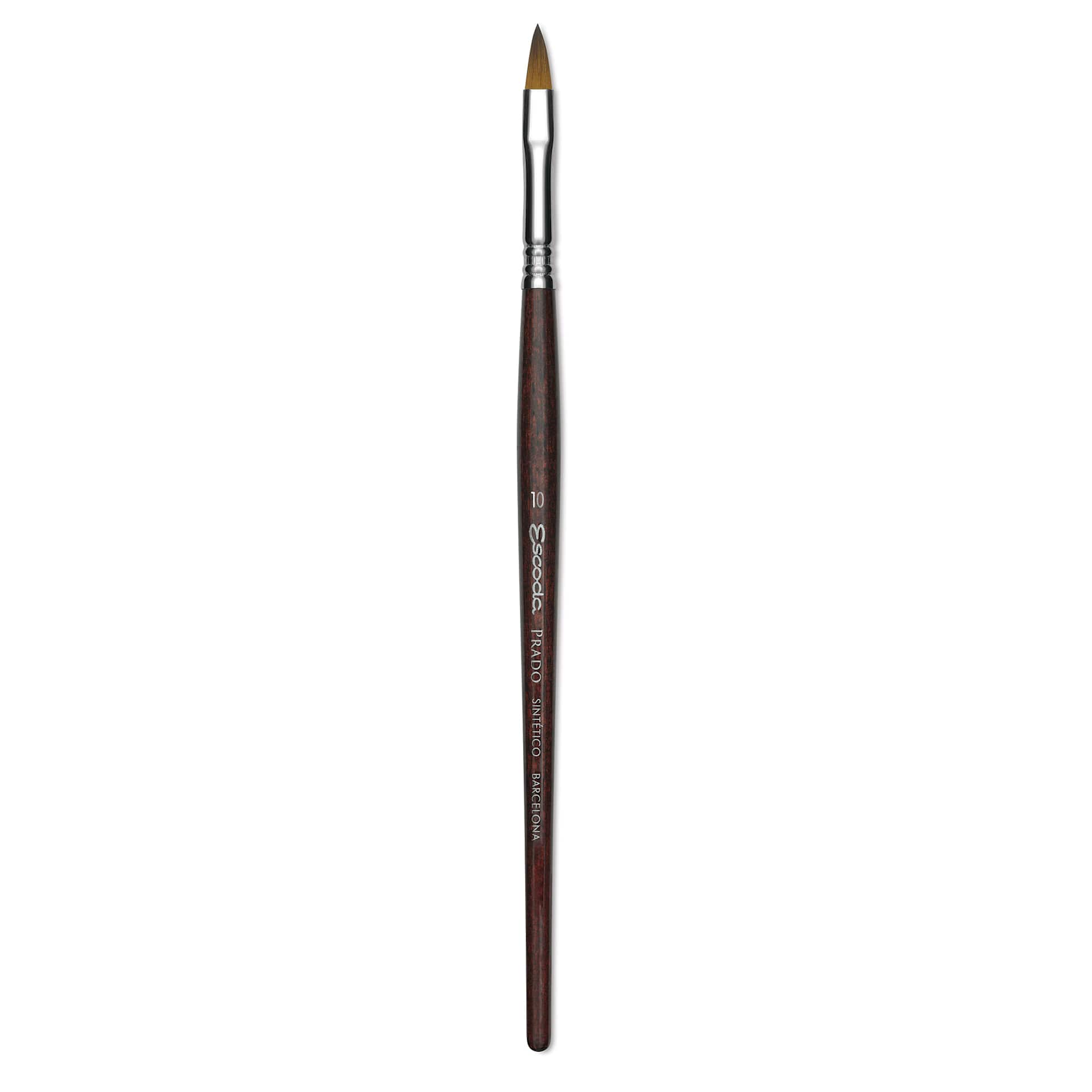 Escoda Prado Tame Synthetic Brush - Filbert, Short Handle, Size 10