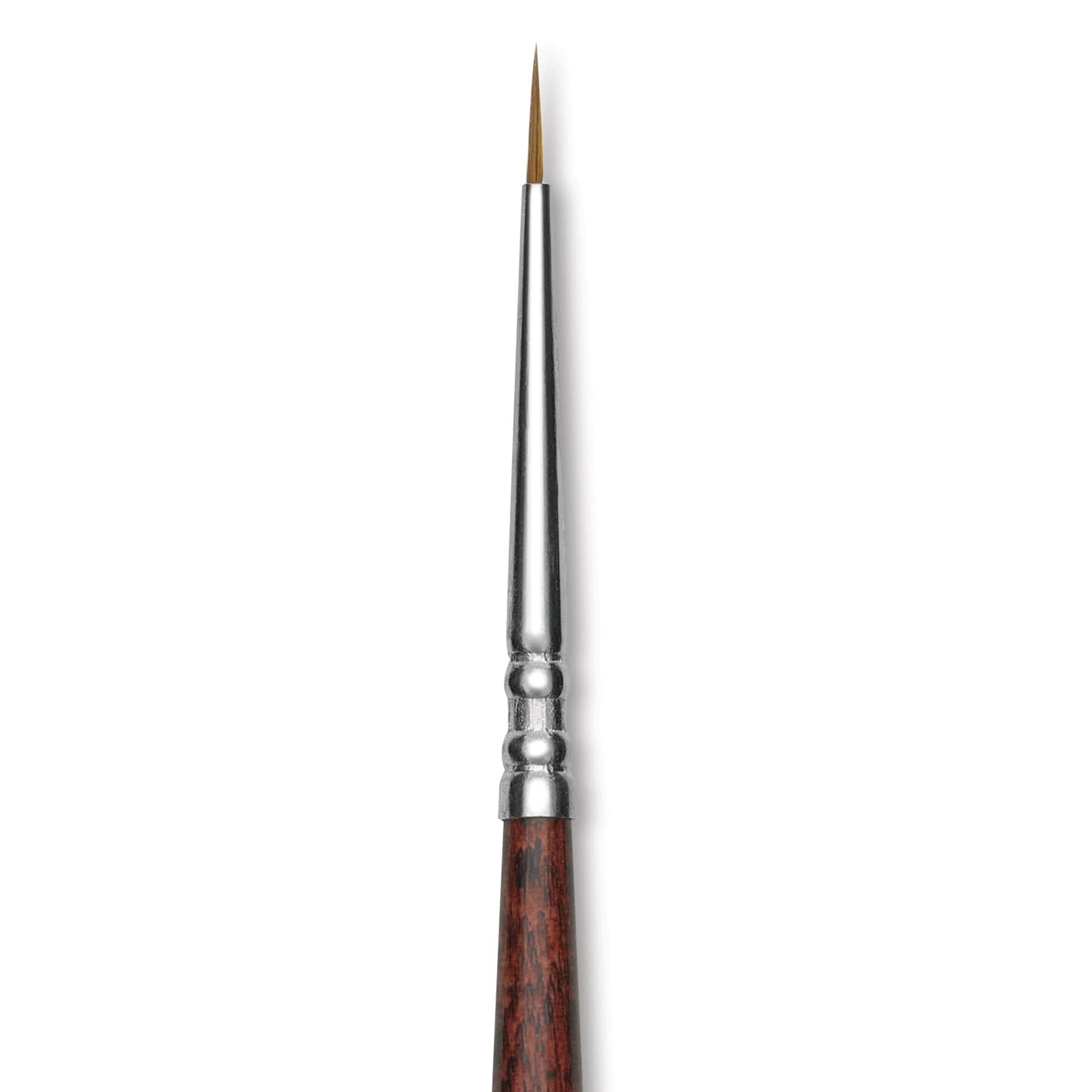 Escoda Prado Tame Synthetic Brush - Round, Short Handle, Size 3/0, close-up