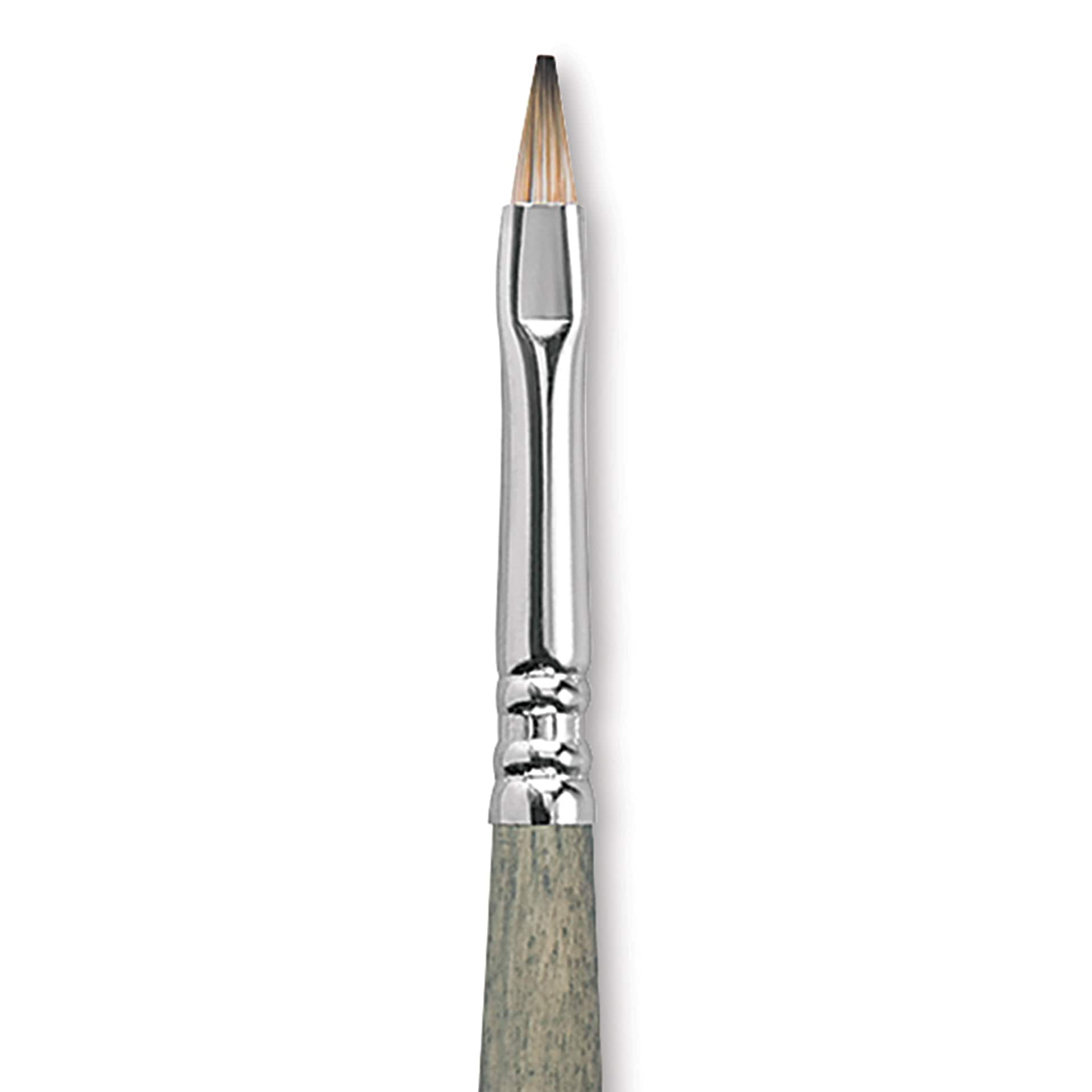 Escoda Tadami Synthetic Mongoose Brush - Bright, Short Handle, Size 4