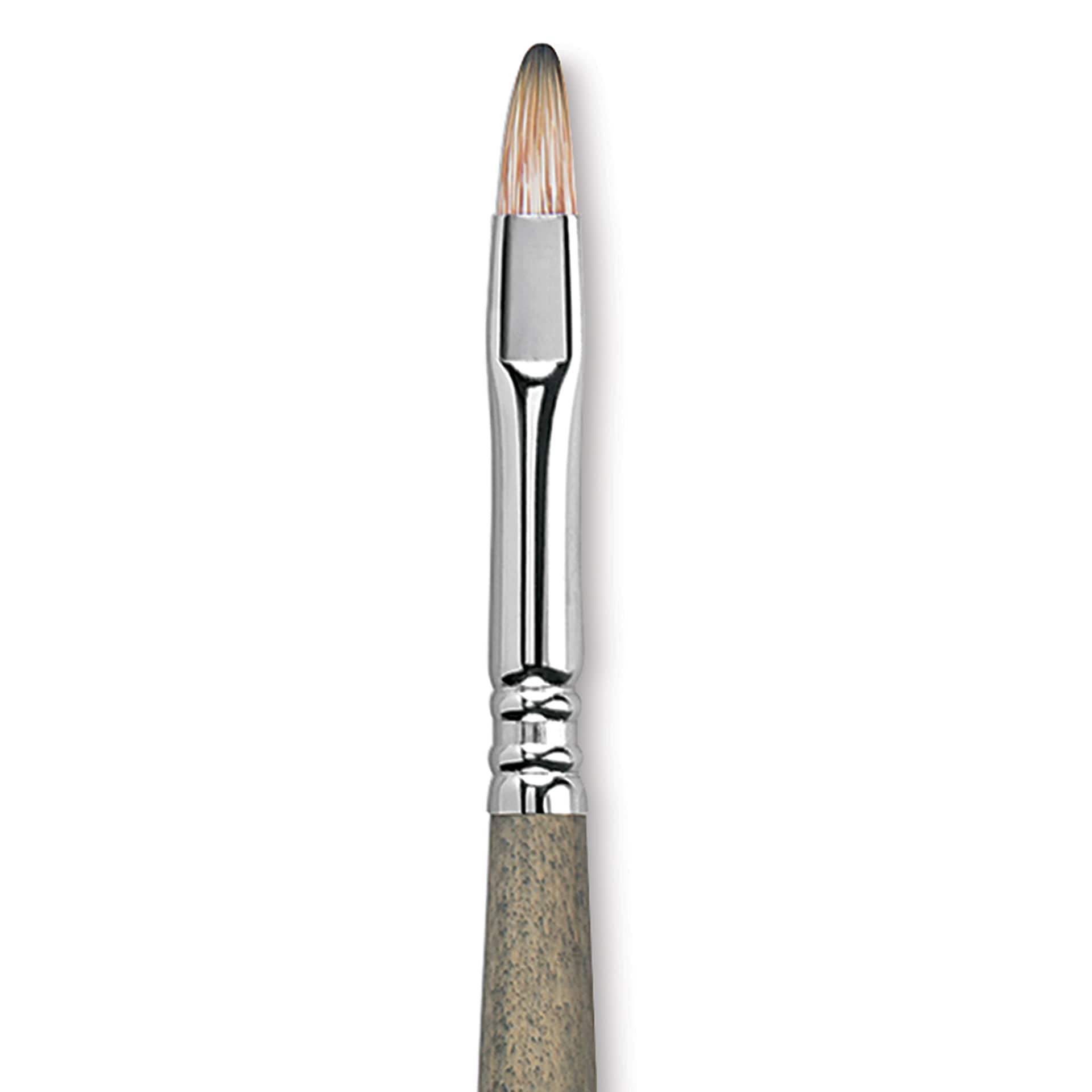Escoda Tadami Synthetic Mongoose Brush - Bright, Short Handle, Size 8