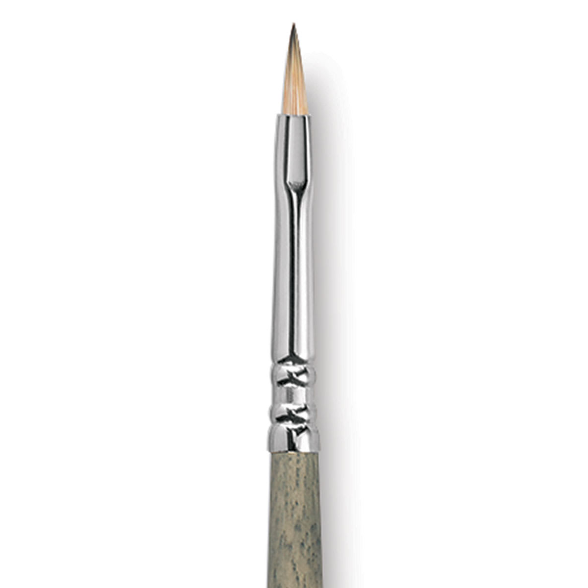 Escoda Tadami Synthetic Mongoose Brush - Filbert, Short Handle, Size 2 close up