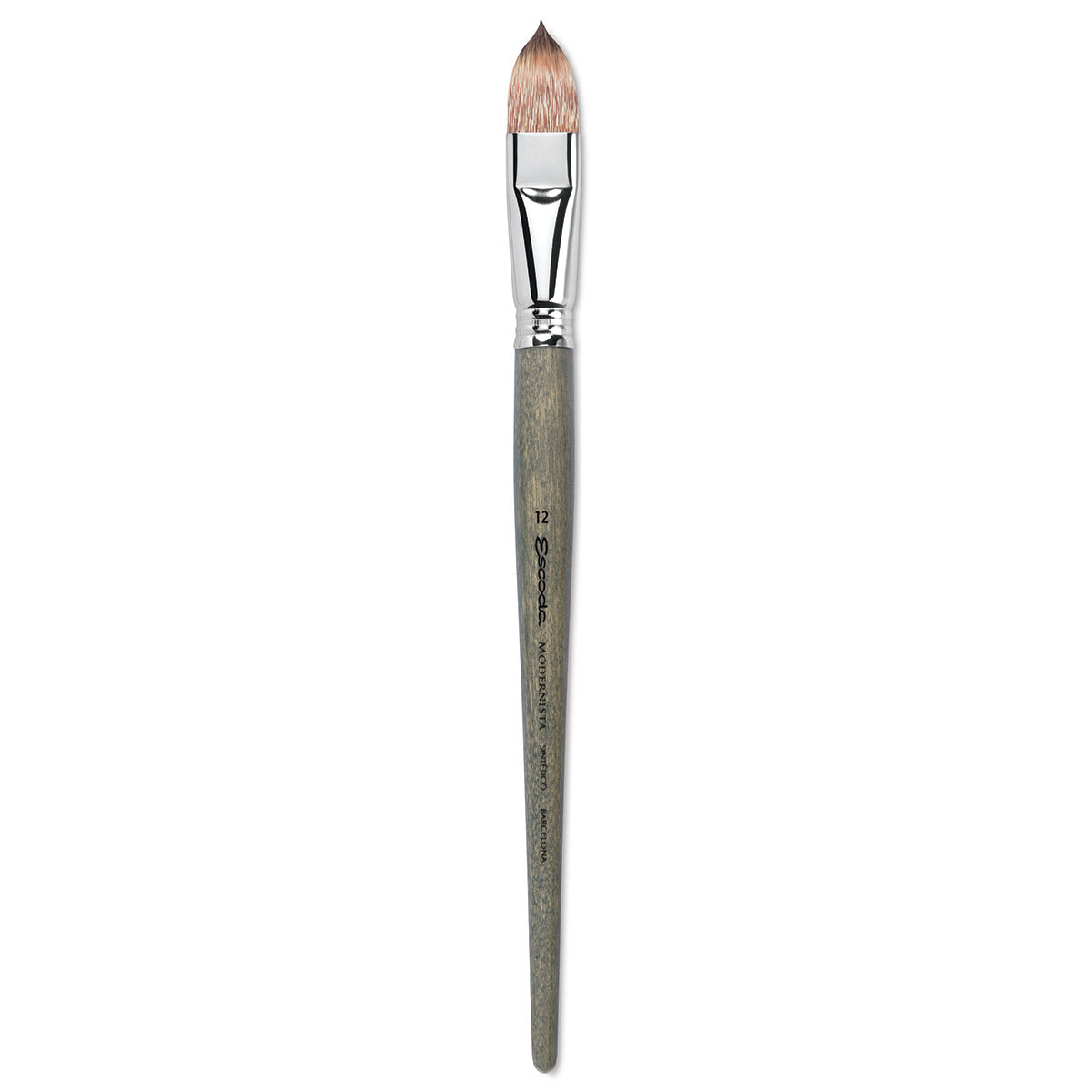 Escoda Tadami Synthetic Mongoose Brush - Filbert, Short Handle, Size 12