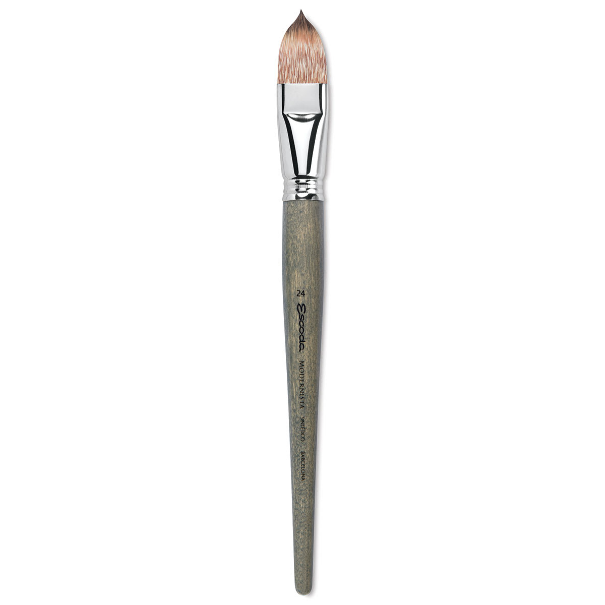 Escoda Tadami Synthetic Mongoose Brush - Filbert, Short Handle, Size 24