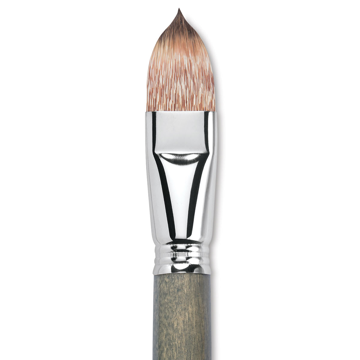 Escoda Tadami Synthetic Mongoose Brush - Filbert, Short Handle, Size 24 close up
