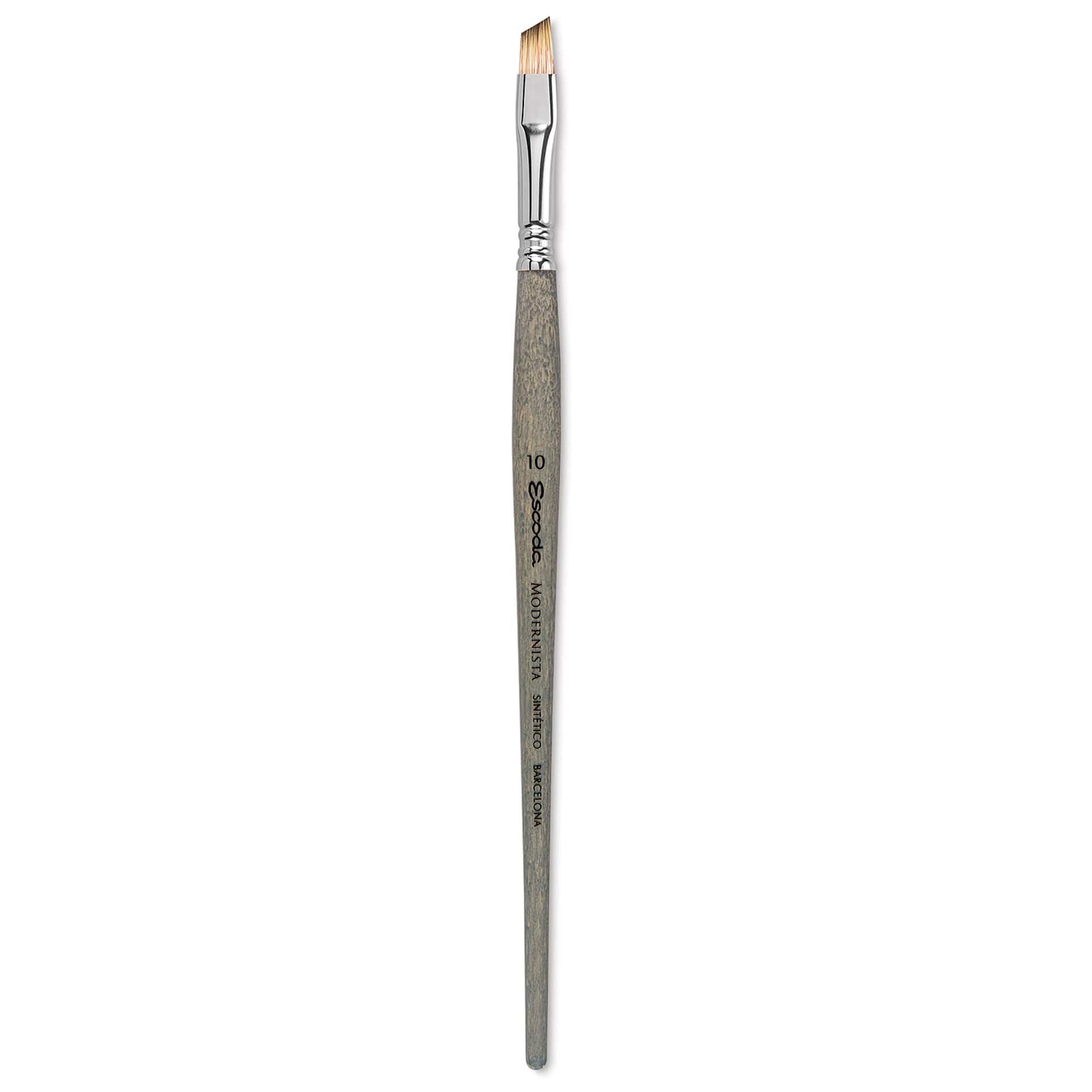 Escoda Tadami Synthetic Mongoose Brush - Angular, Short Handle, Size 10, full brush