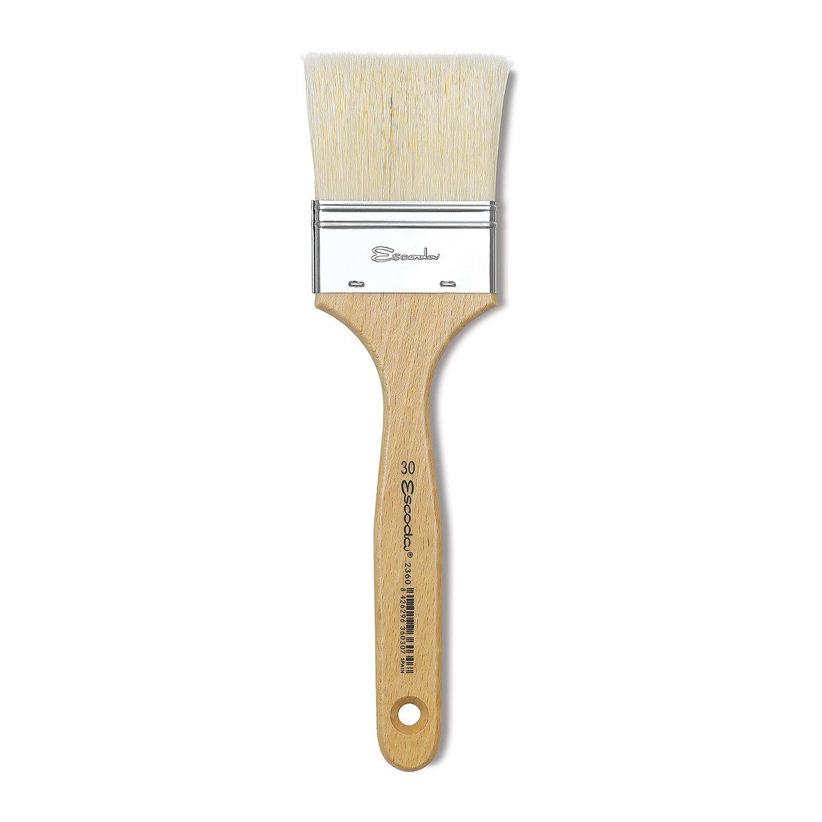 Escoda Clasico Chungking White Bristle Brush - Mottler, Size 30