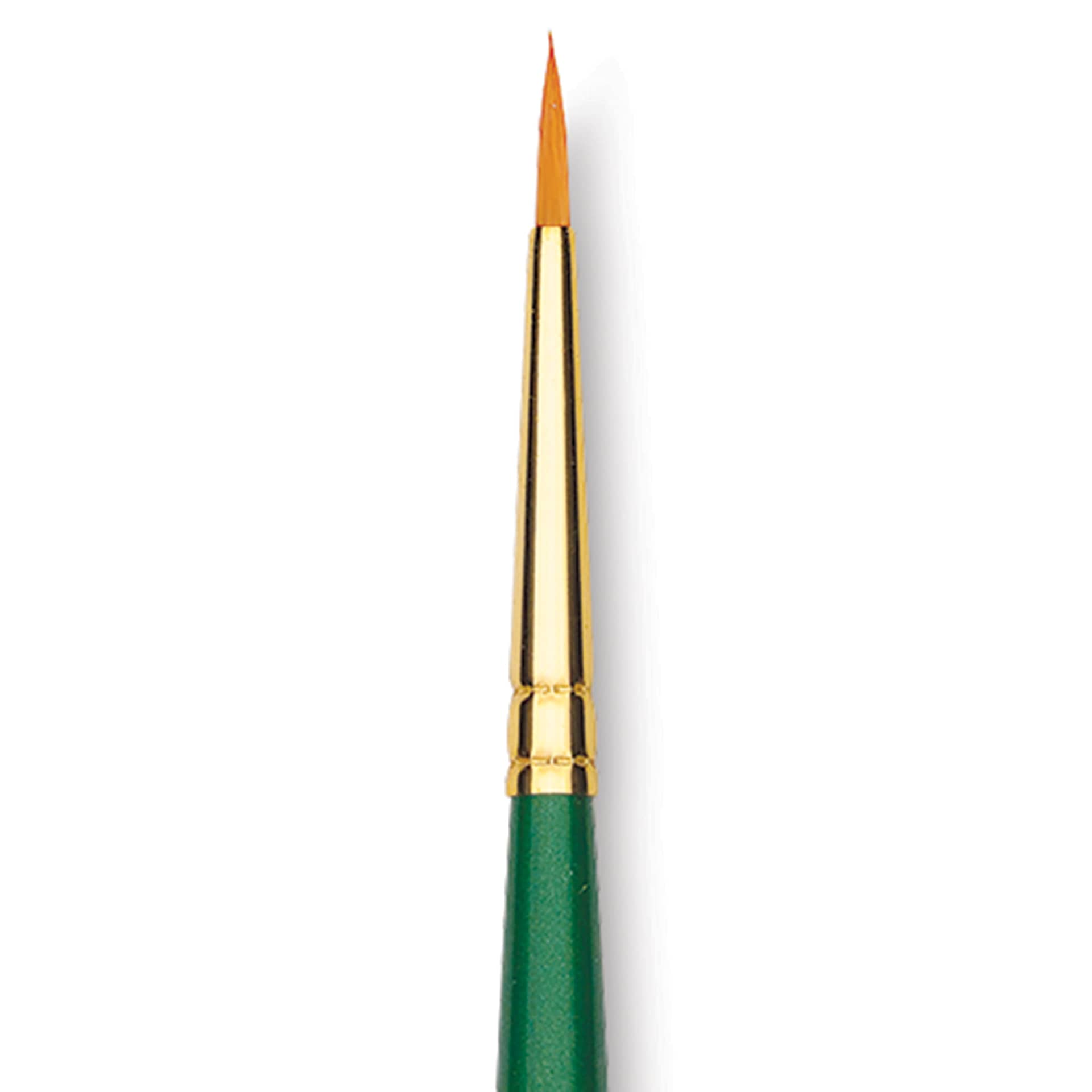 Princeton Good Synthetic Golden Taklon Brush - Round, Short Handle, Size 0