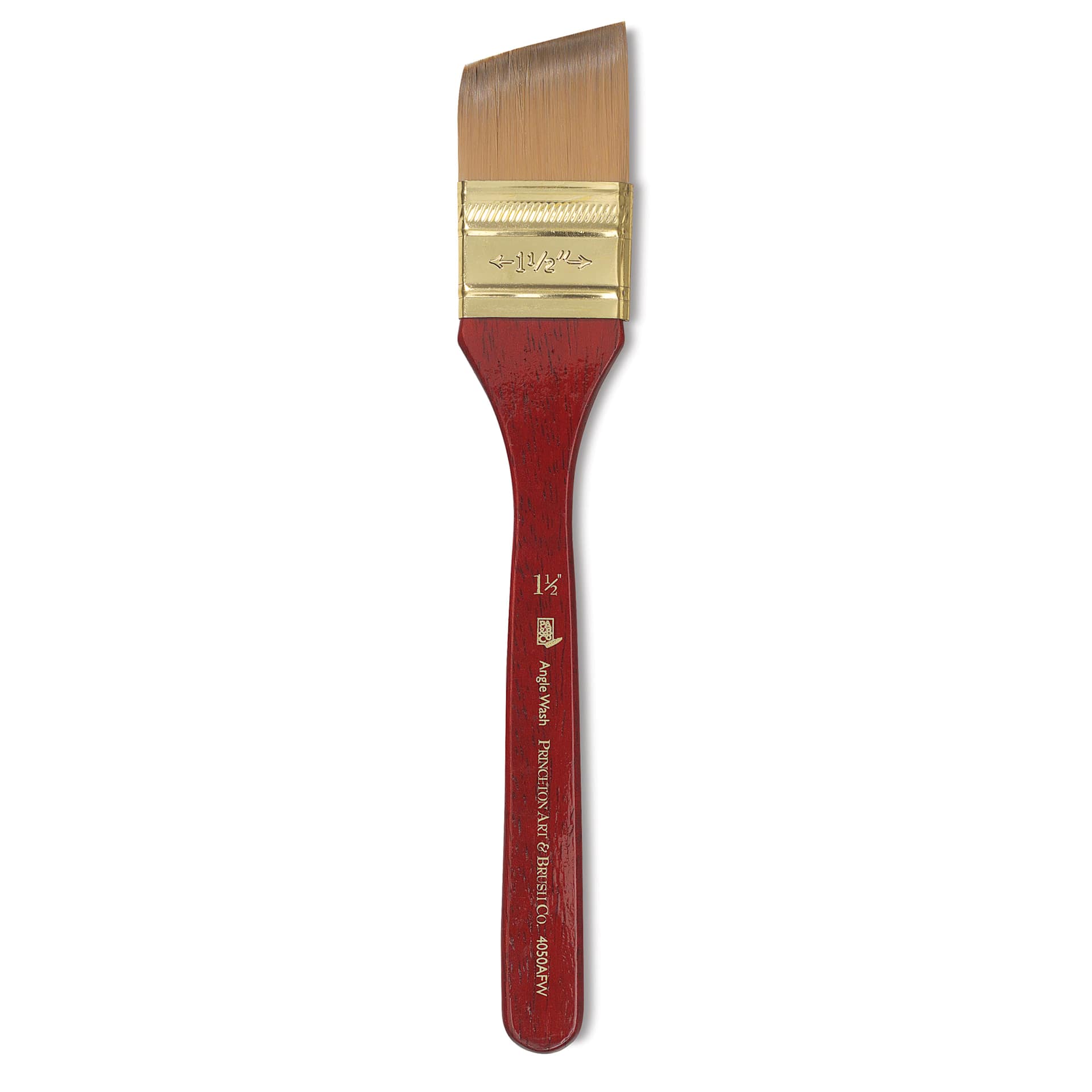 Princeton Heritage Sable Brush - Angular Flat Wash, Short Handle Princeton Heritage Sable Brush - Angular Flat Wash, Short Handle