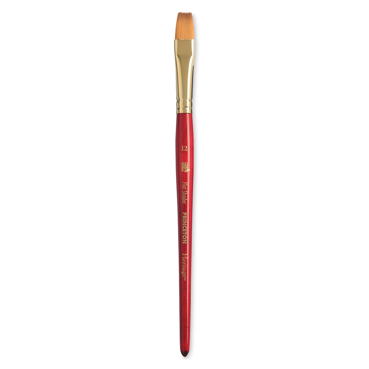 Princeton Heritage Sable Brush - Flat Shader, Short Handle, Size 12