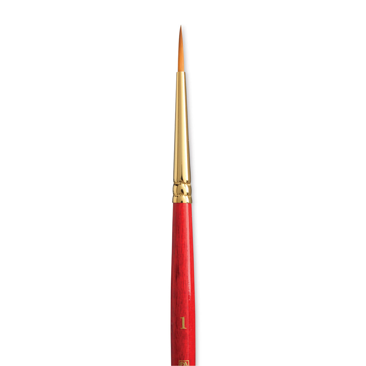 Princeton Heritage Sable Brush - Round, Short Handle, Size 1 close up