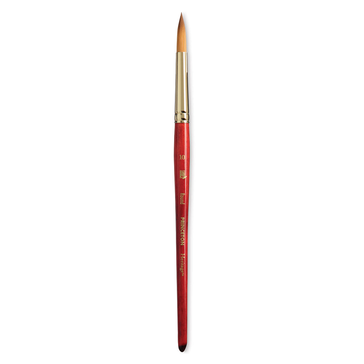 Princeton Heritage Sable Brush - Round, Short Handle, Size 10