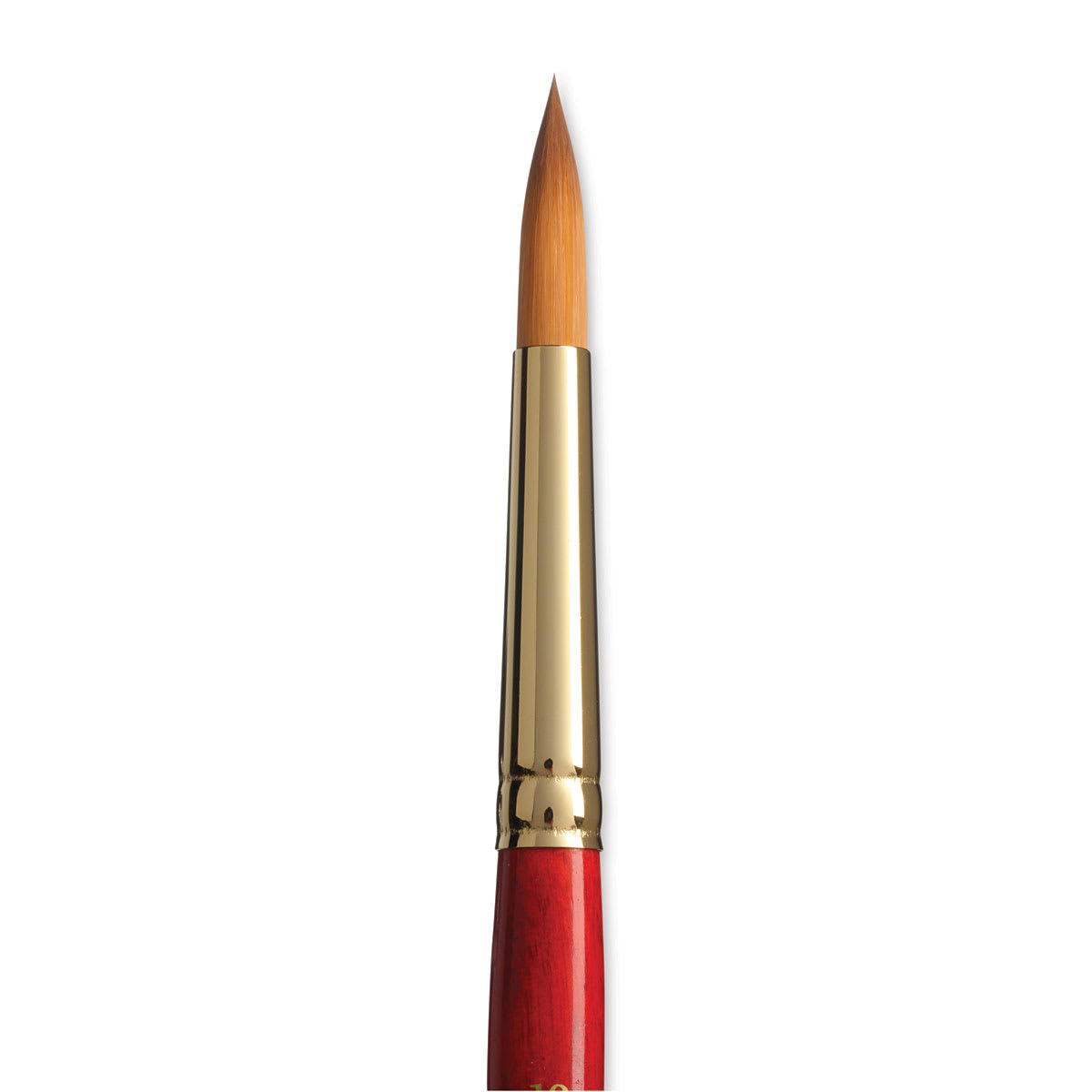 Princeton Heritage Sable Brush - Round, Short Handle, Size 10 close up