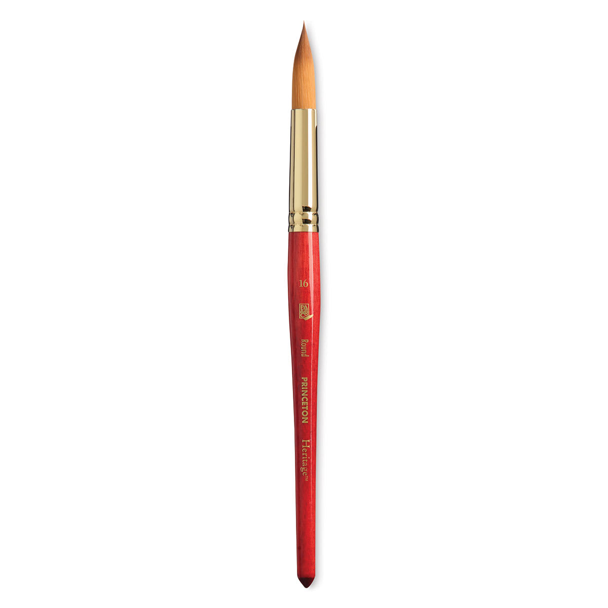 Princeton Heritage Sable Brush - Round, Short Handle, Size 16