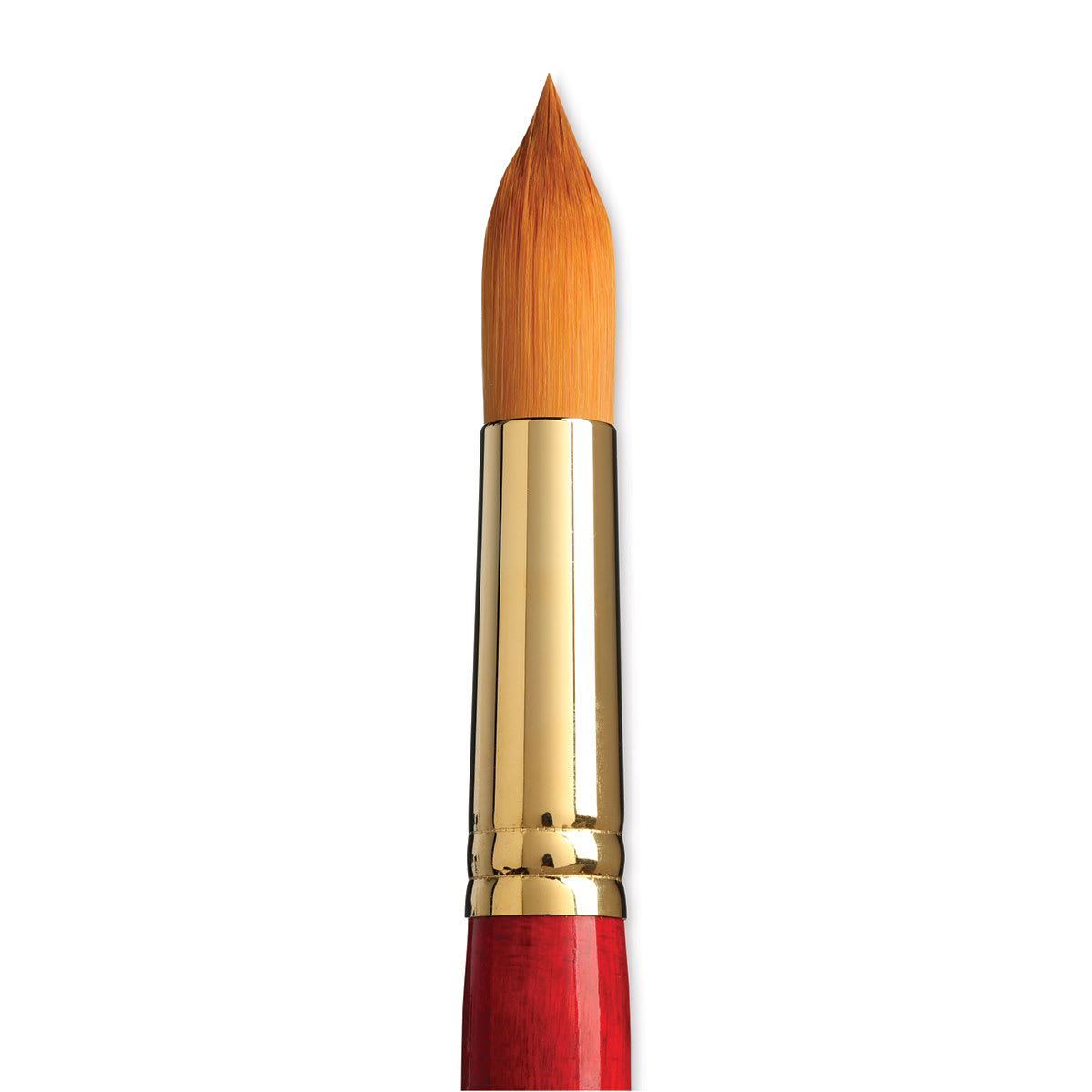 Princeton Heritage Sable Brush - Round, Short Handle, Size 30 close up