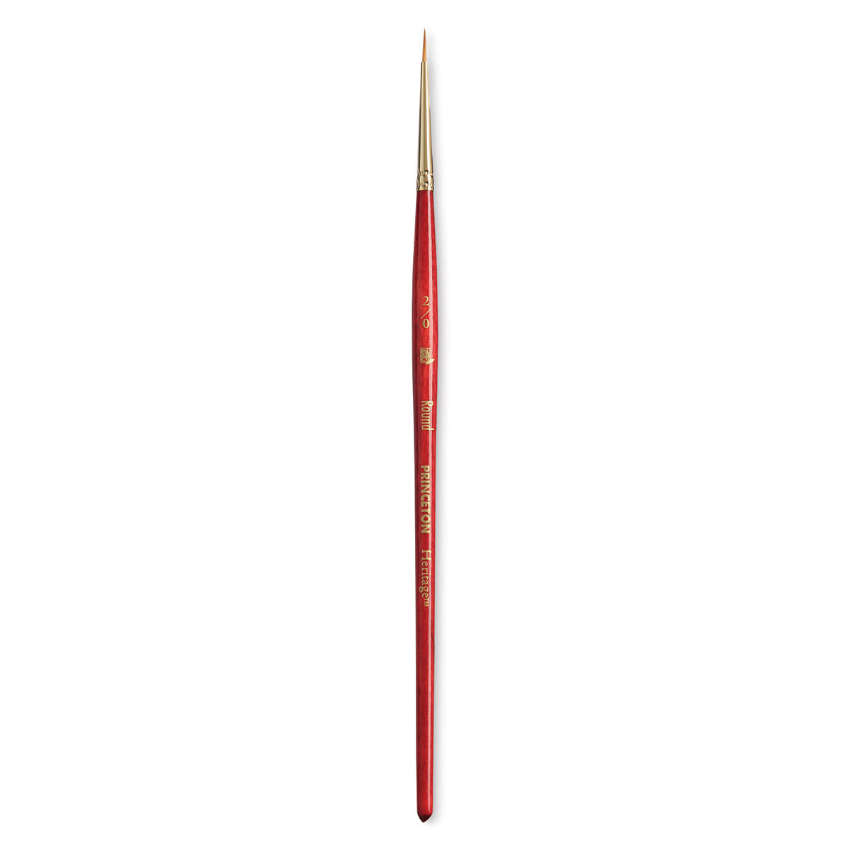 Princeton Heritage Sable Brush - Round, Short Handle, Size 2/0