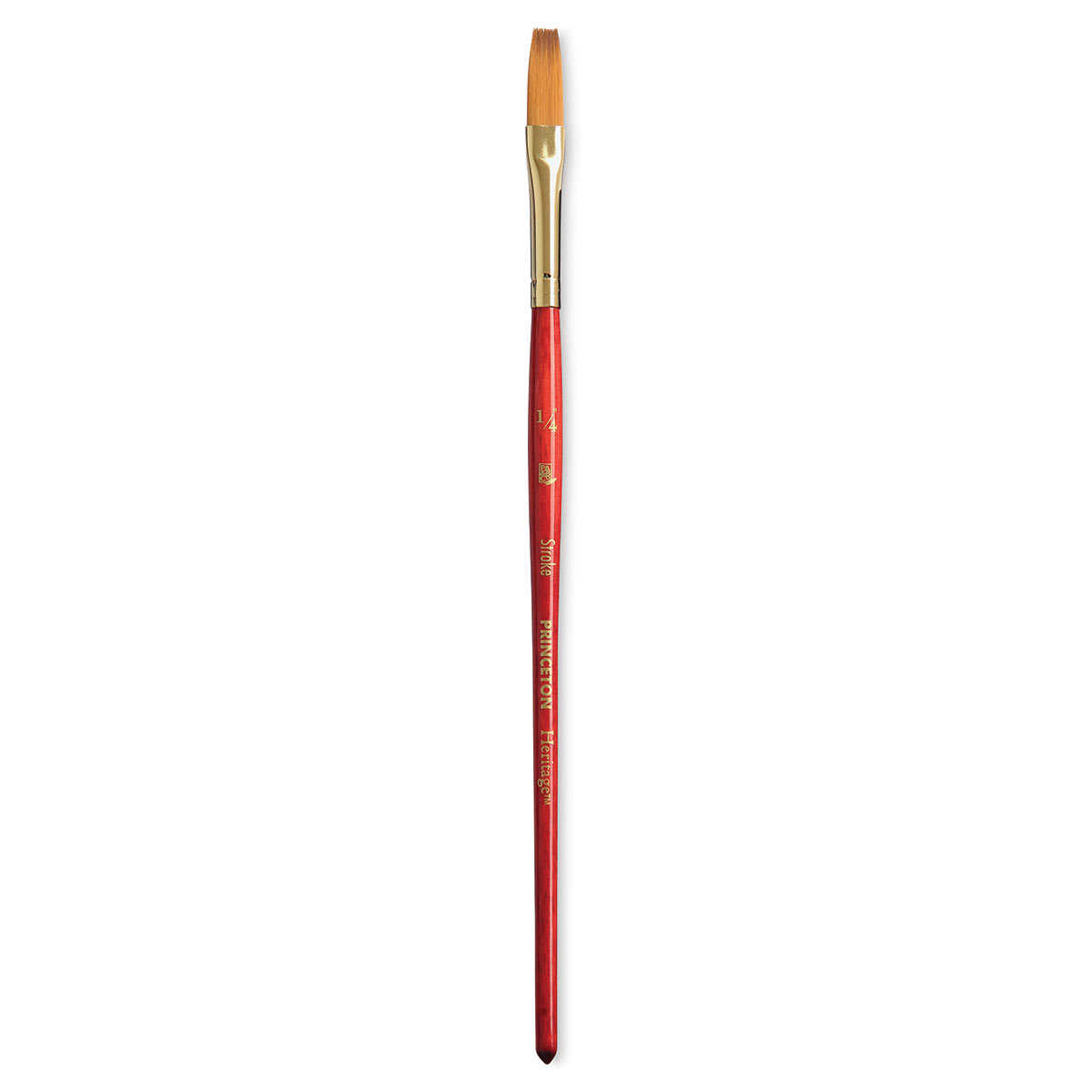 Princeton Heritage Sable Brush - One-Stroke, Short Handle, Size 1/4"