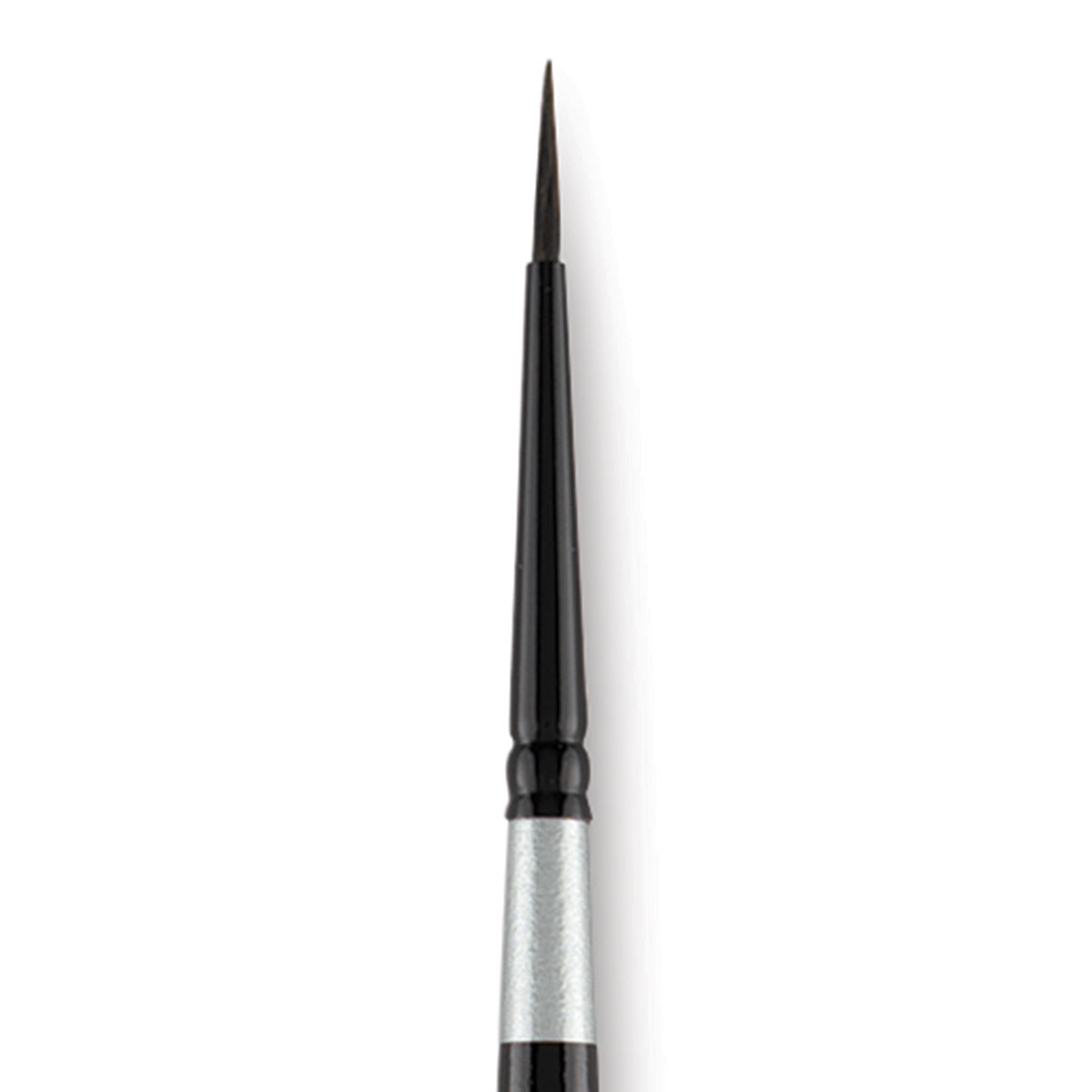 Silver Brush Black Velvet Brush - Round, Size 0 close up