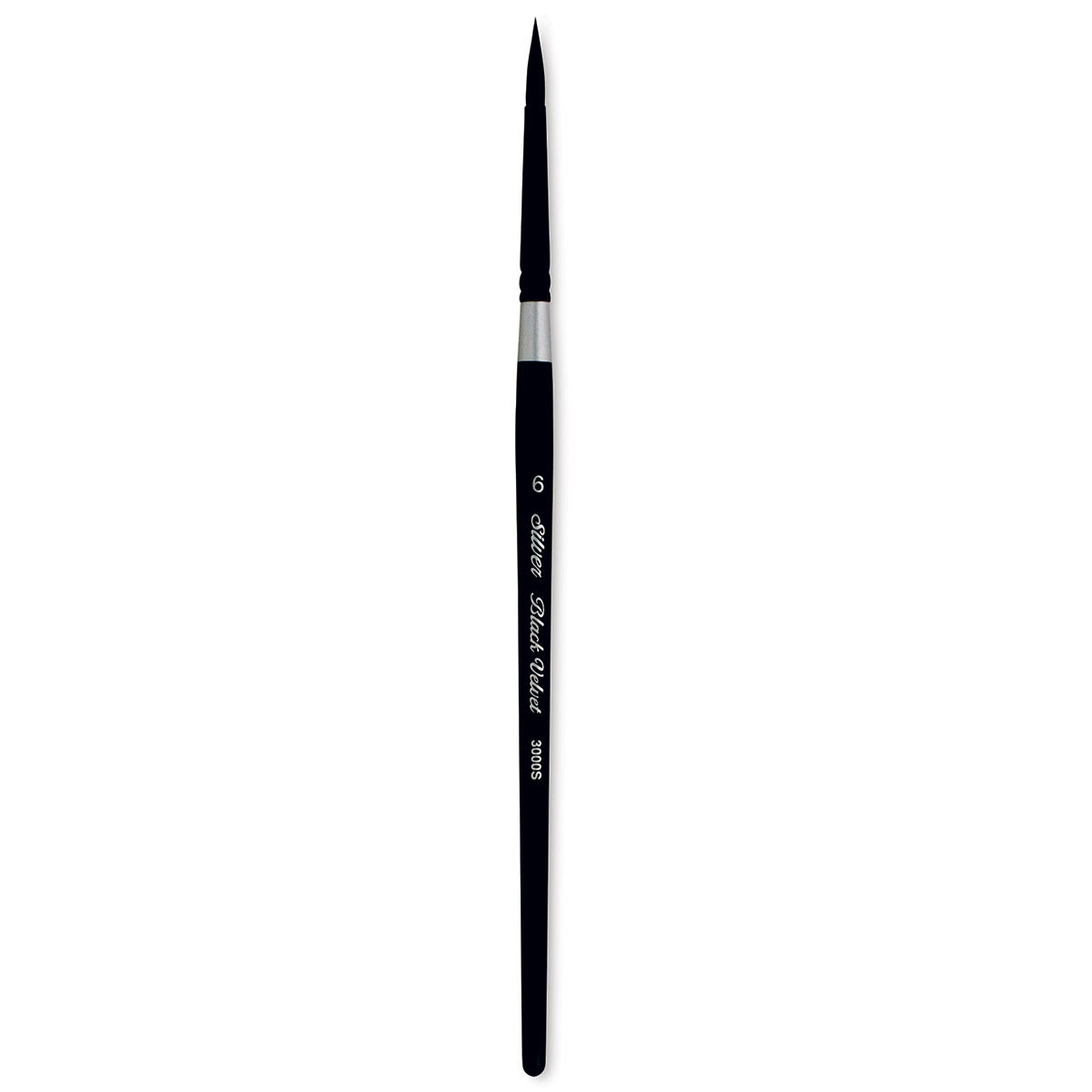 Silver Brush Black Velvet Brush - Round, Size 6