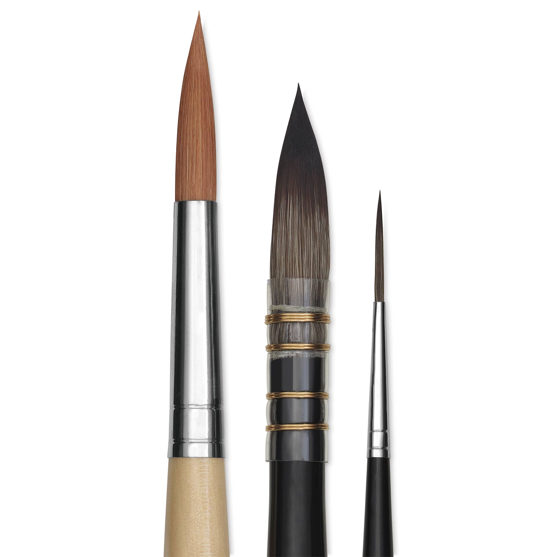 Da Vinci Contemporary Landscape Synthetic Brushes - Set of 3, close-up
Da Vinci Contemporary Landscape Synthetic Brushes - Set of 3, close-up