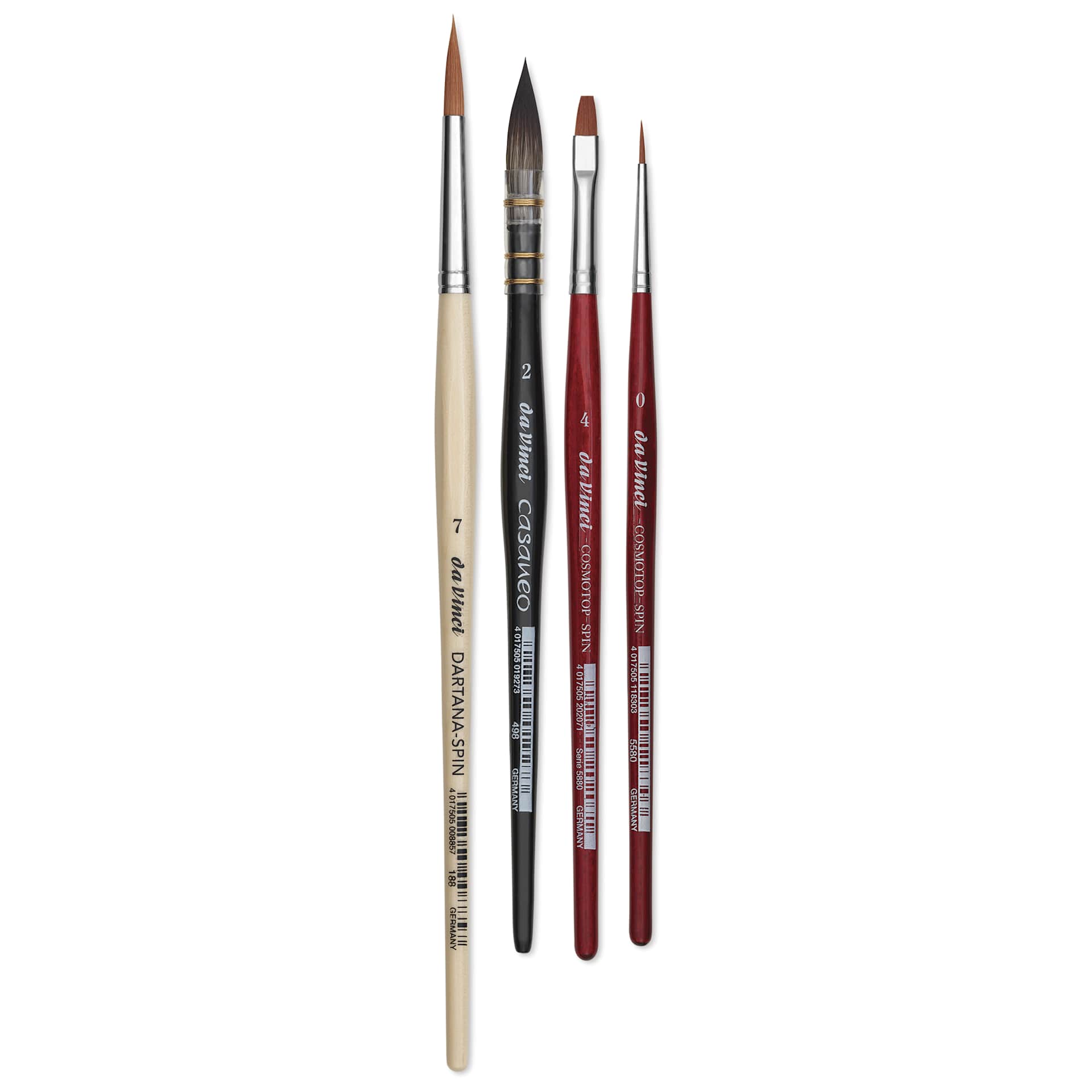 Da Vinci Urban Watercolor Brushes - Set of 4 Da Vinci Urban Watercolor Brushes - Set of 4