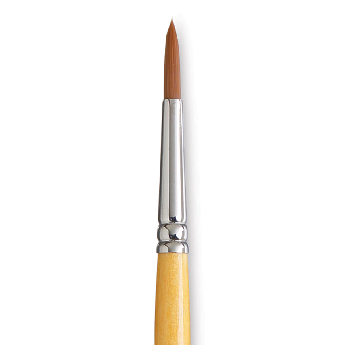 Princeton Snap! Golden Taklon Brush - Round, Short Handle, Size 4