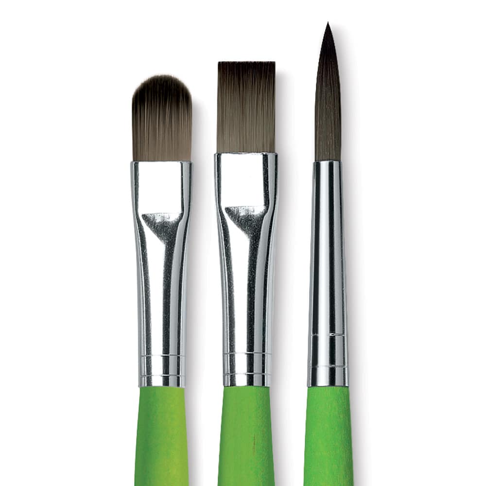 Fit For School & Hobby Brushes - Closeup of three types of brushes
Fit For School & Hobby Brushes - Closeup of three types of brushes
