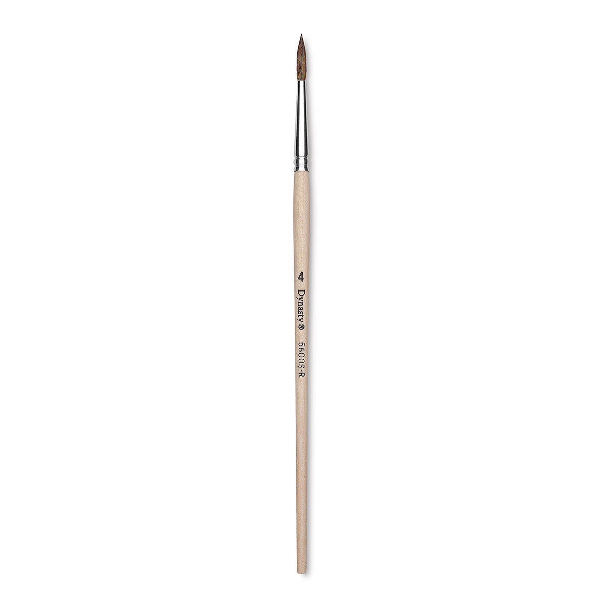 Dynasty Faux Camel Watercolor Brush - Round, Size 4
