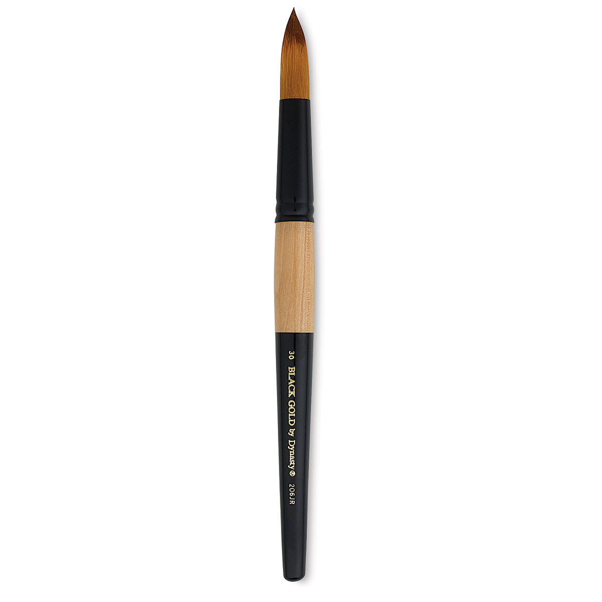 Dynasty Black Gold Brush - Jumbo Round, Short Handle, Size 30