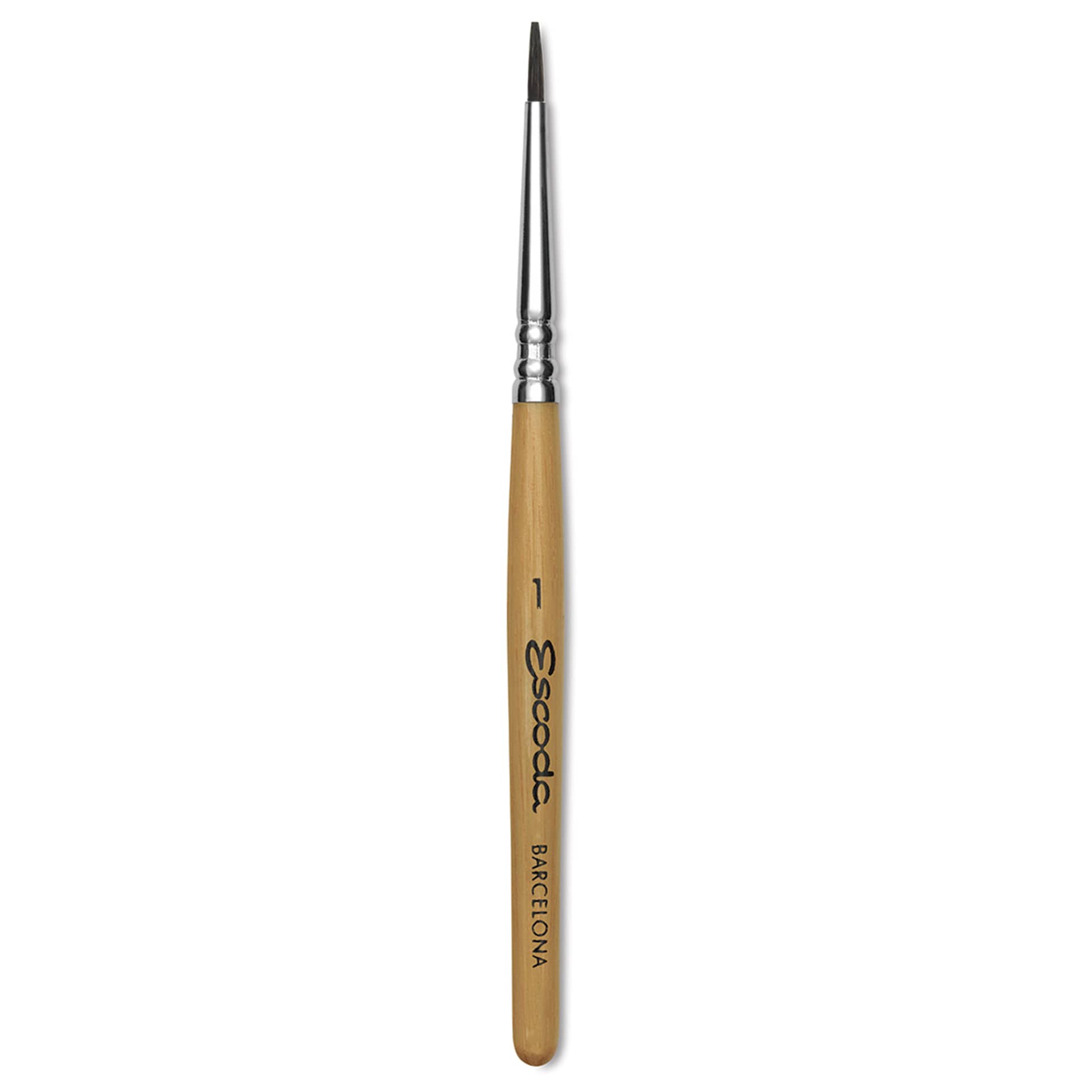 Escoda Squirrel Hair Ceramic Brush - Square Tip, Size 1