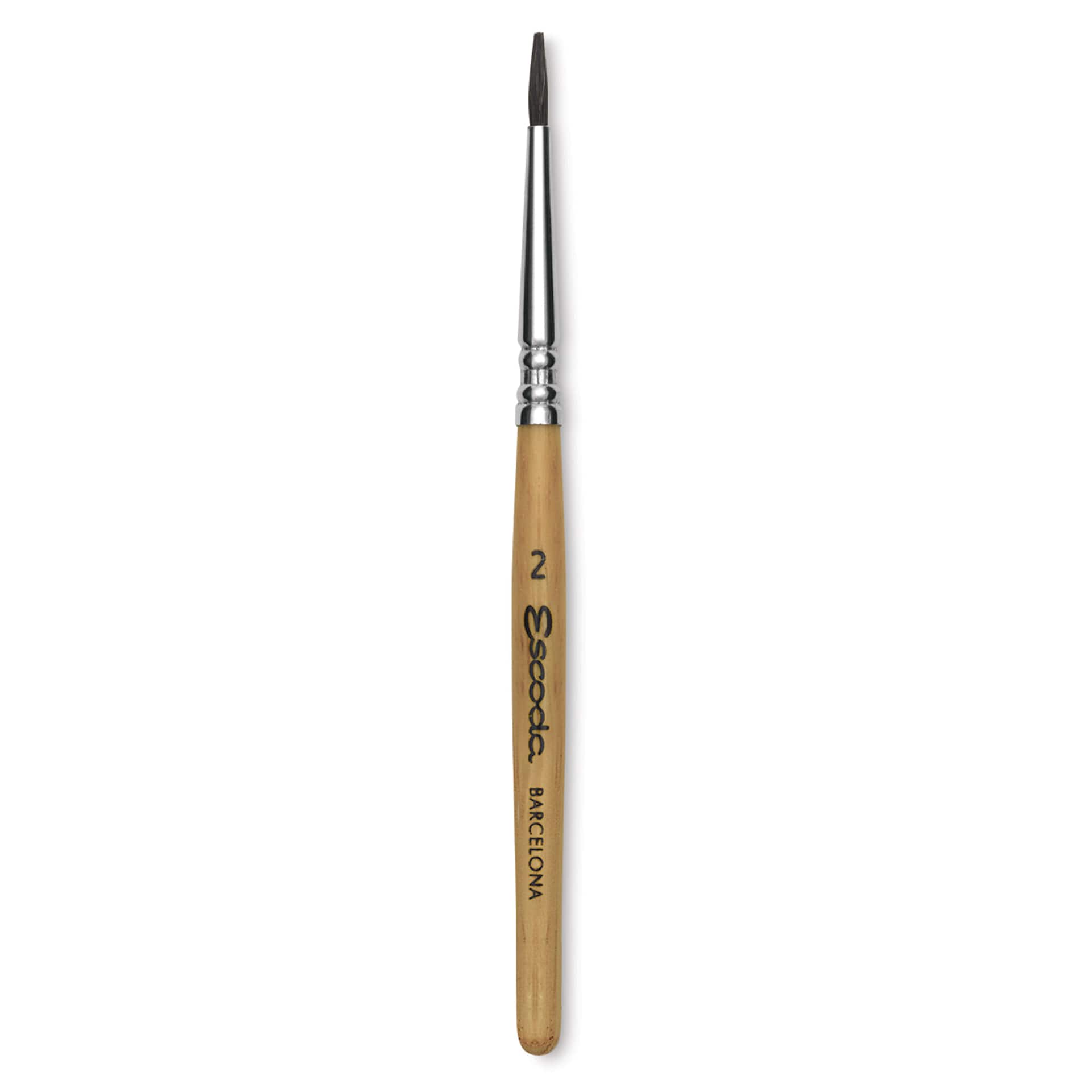 Escoda Squirrel Hair Ceramic Brush - Square Tip, Size 2