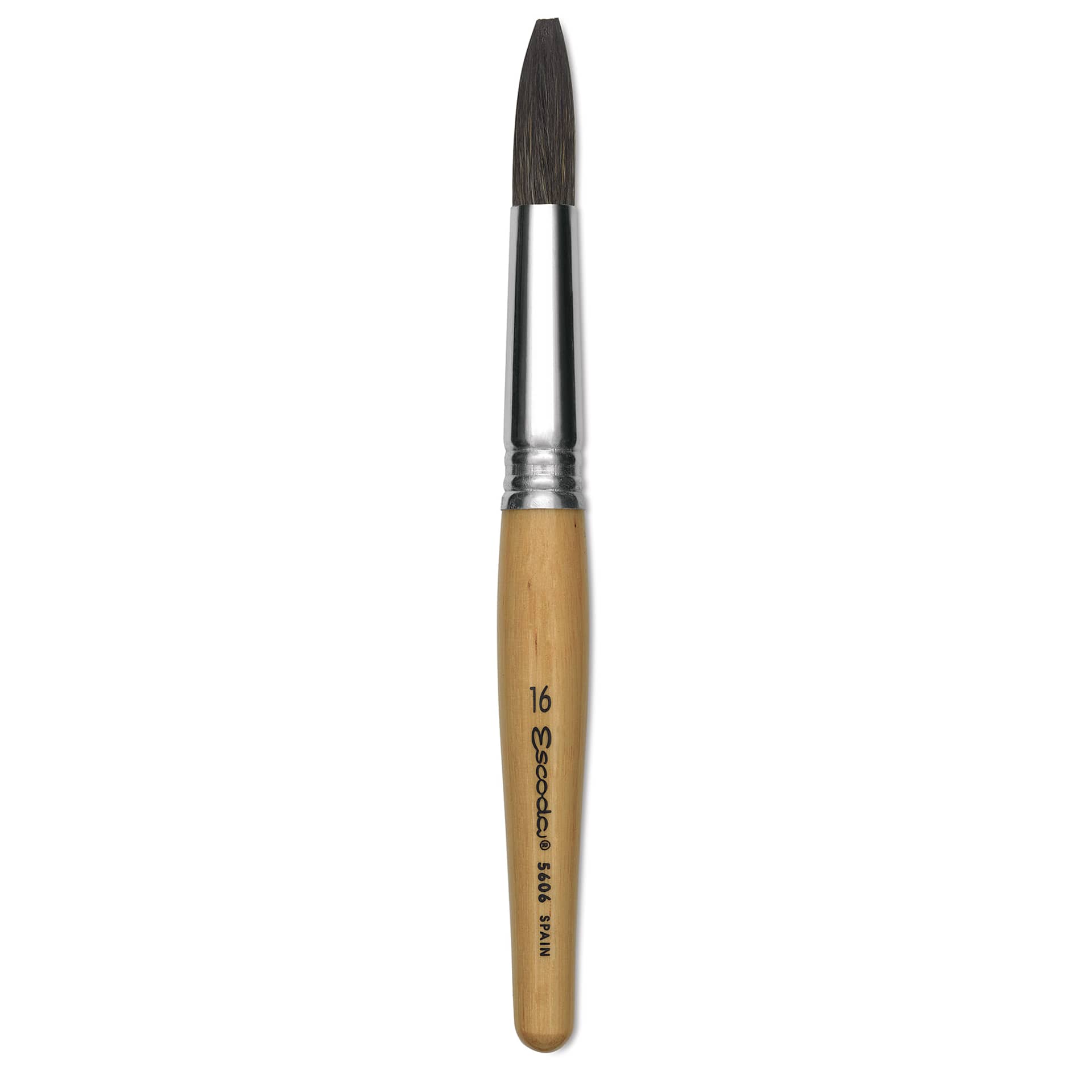 Escoda Squirrel Hair Ceramic Brush - Square Tip, Size 16