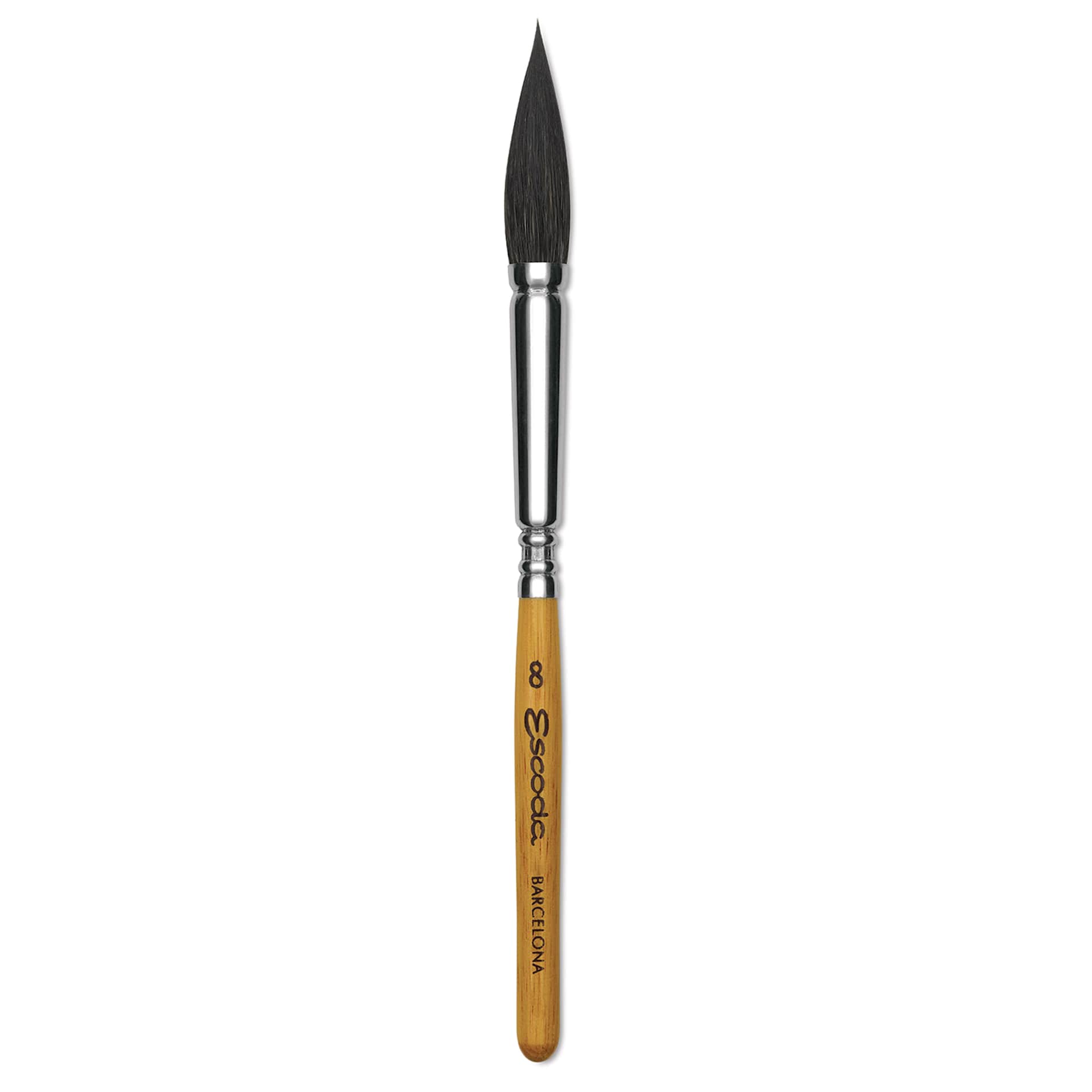 Escoda Squirrel Hair Ceramic Brush - Full Body Oval, Size 8