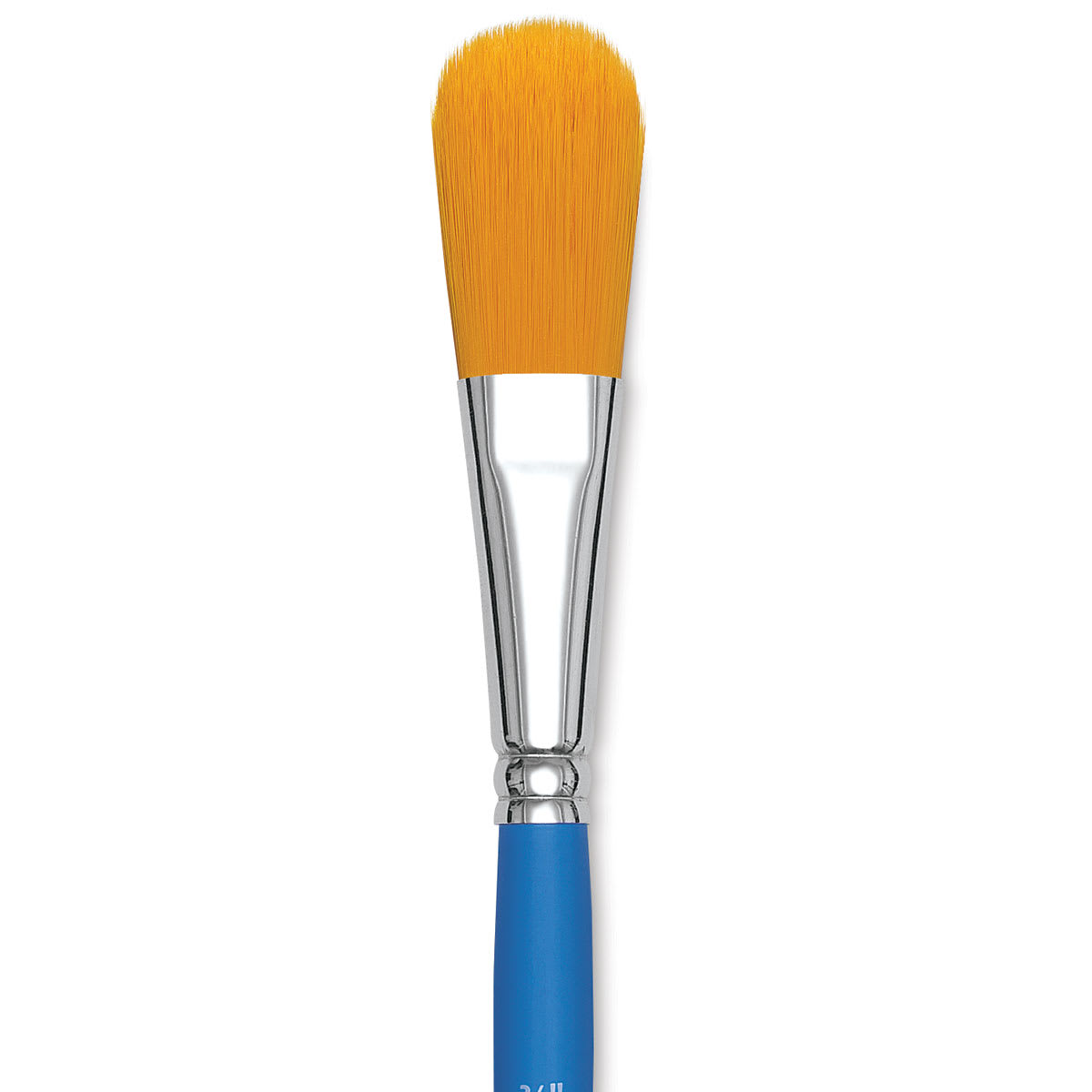 Princeton Select Synthetic Brush - Oval Wash, Short Handle, Size 3/4" (close-up) Princeton Select Synthetic Brush - Oval Wash, Short Handle, Size 3/4" (close-up)