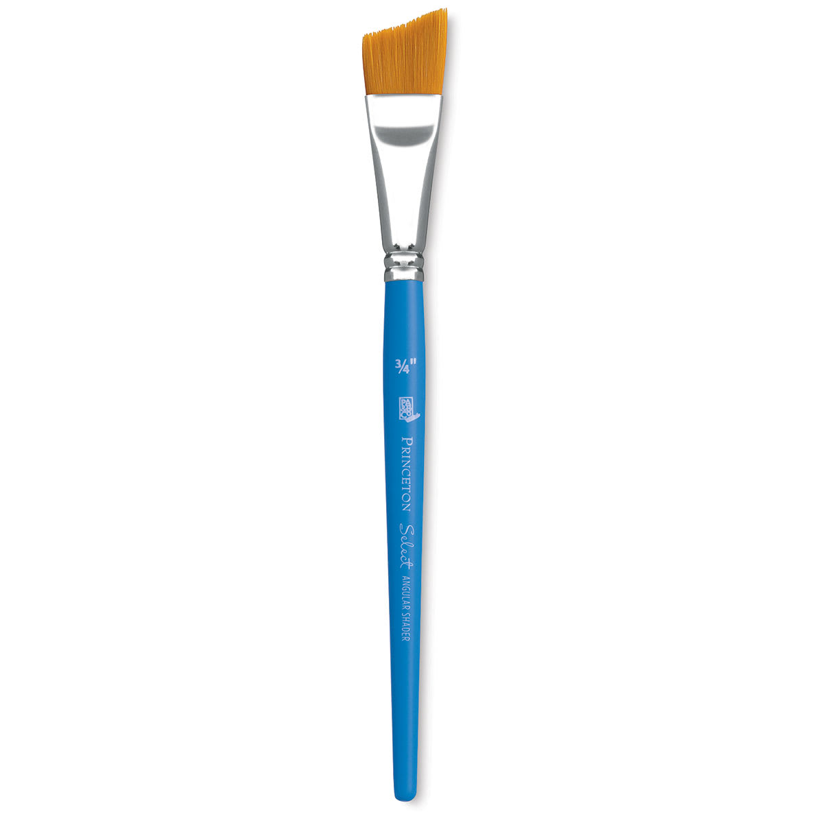 Princeton Select Synthetic Brush - Angle Shader, Short Handle, Size 3/4" Princeton Select Synthetic Brush - Angle Shader, Short Handle, Size 3/4"