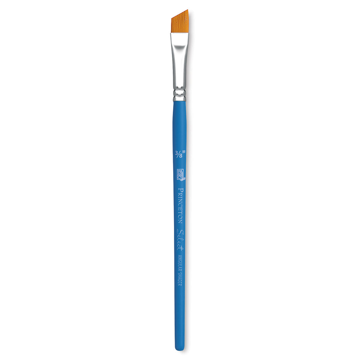 Princeton Select Synthetic Brush - Angle Shader, Short Handle, Size 3/8"