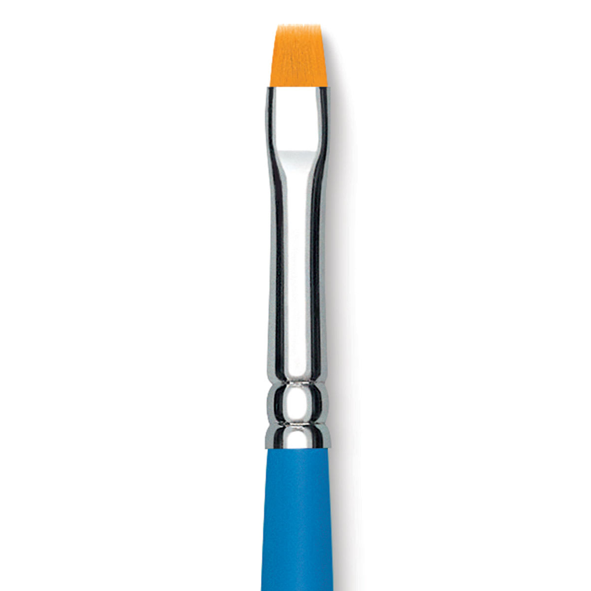 Princeton Select Synthetic Brush - Chisel Blender, Short Handle, Size 4 close up