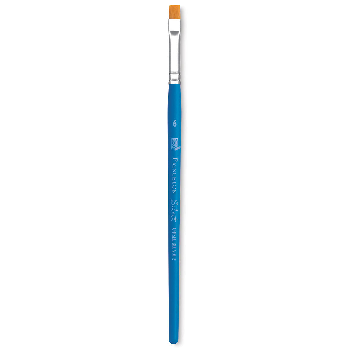 Princeton Select Synthetic Brush - Chisel Blender, Short Handle, Size 6
