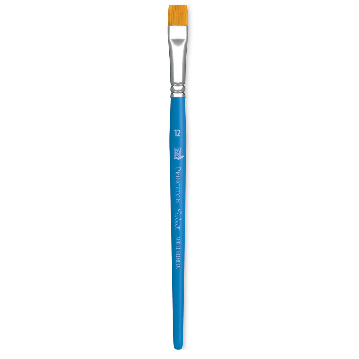 Princeton Select Synthetic Brush - Chisel Blender, Short Handle, Size 12