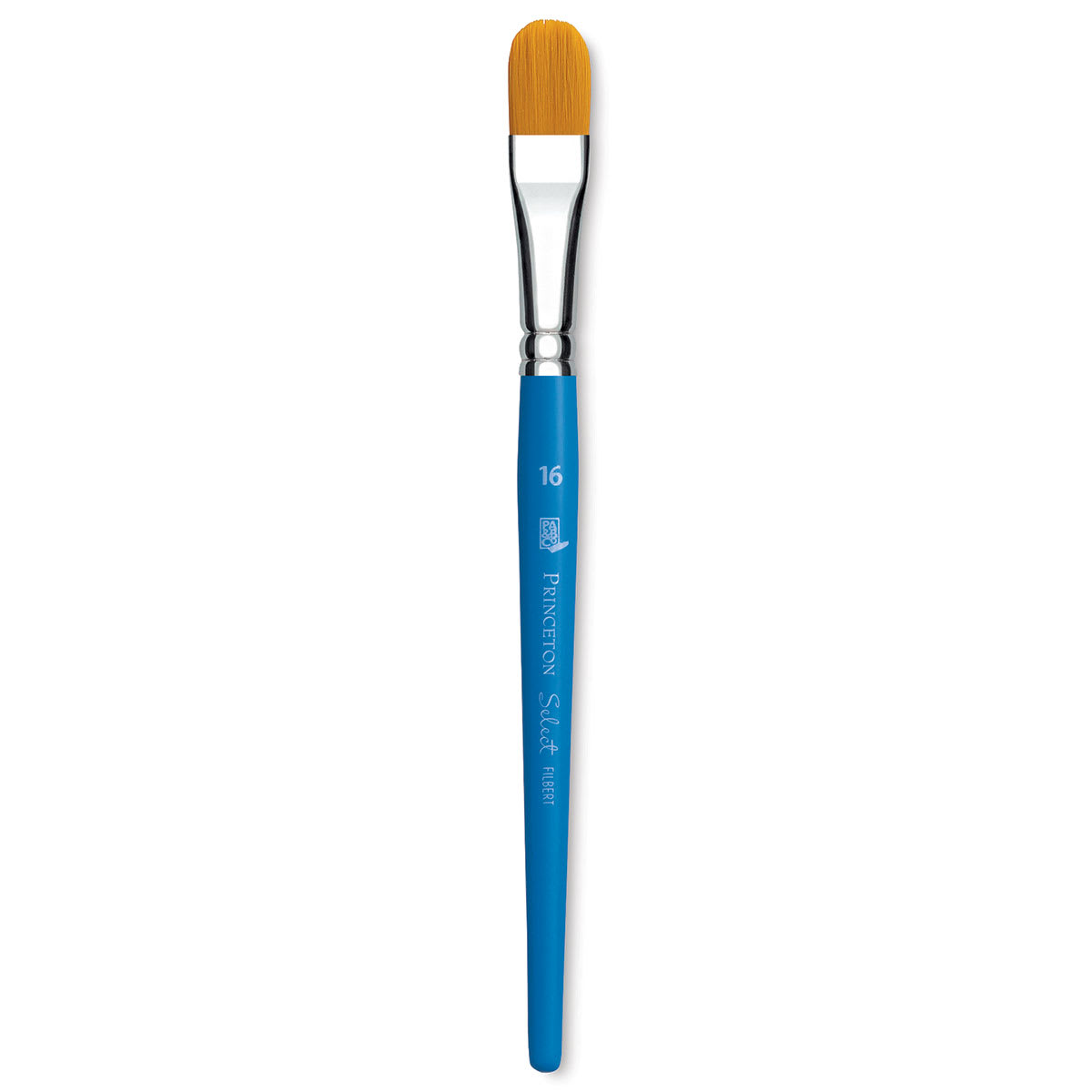 Princeton Select Synthetic Brush - Filbert, Short Handle, Size 16 Princeton Select Synthetic Brush - Filbert, Short Handle, Size 16