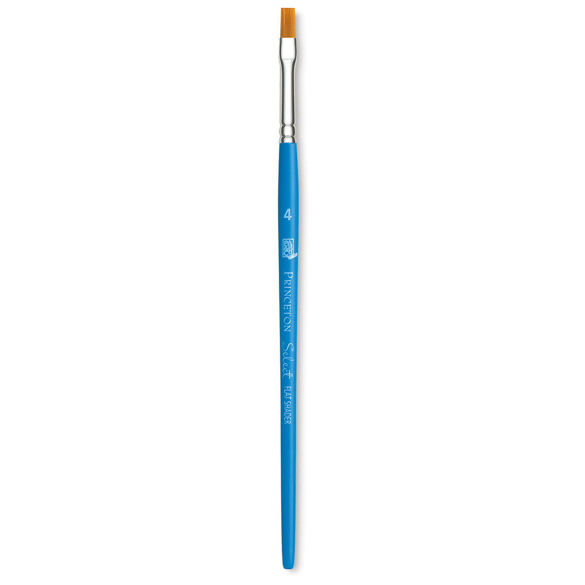 Princeton Select Synthetic Brush - Flat Shader, Short Handle, Size 4